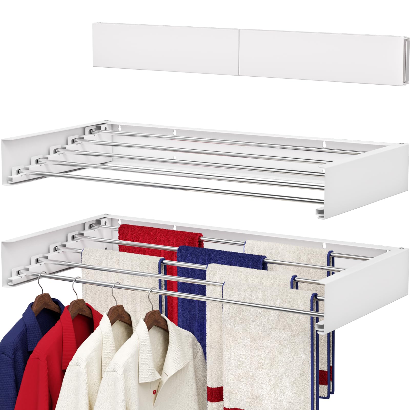 Wall Mounted Drying Rack 31.5"