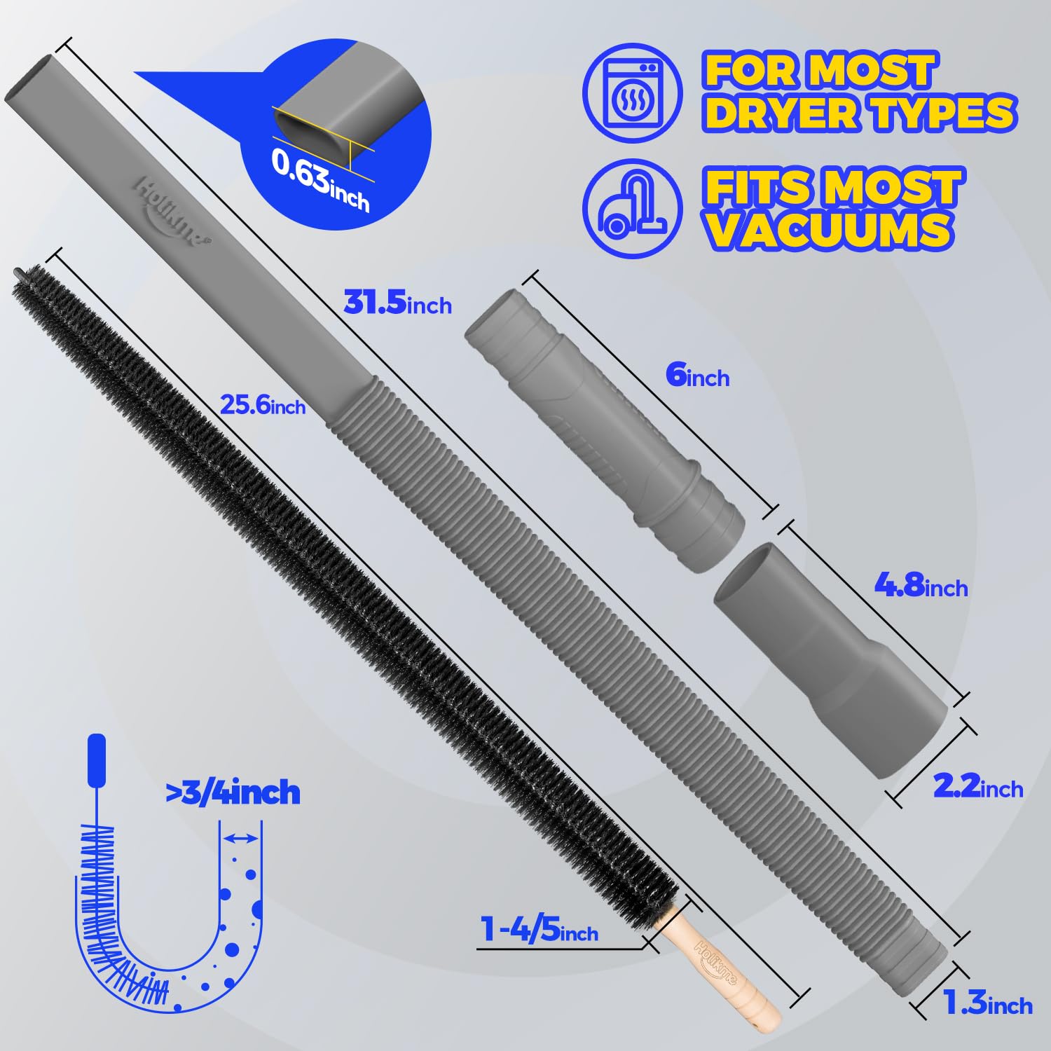 Dryer Vent Cleaner Kit 2Pack (2 Count)