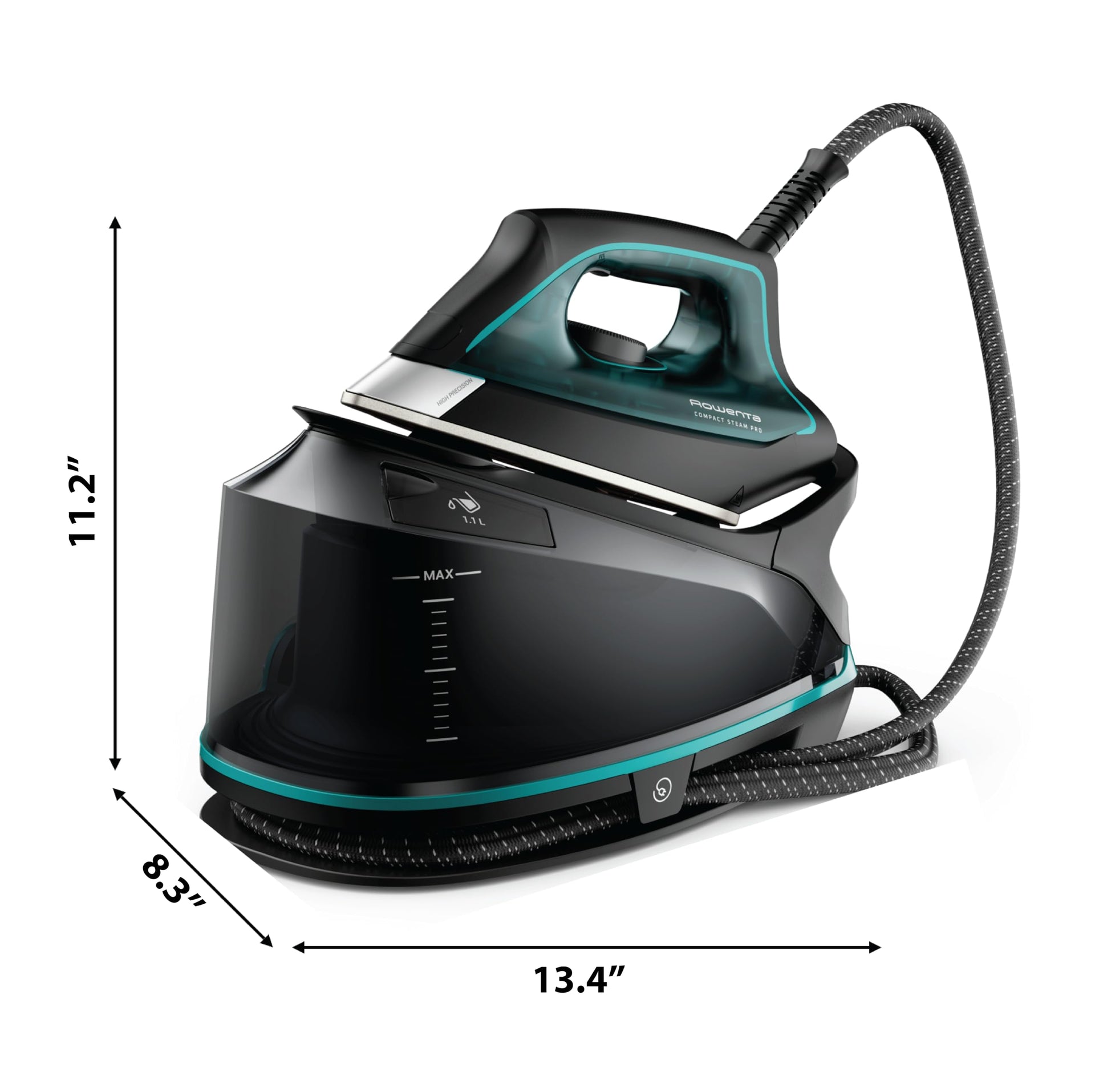 Steam Station Iron for Clothes 1.1L Tank Compact