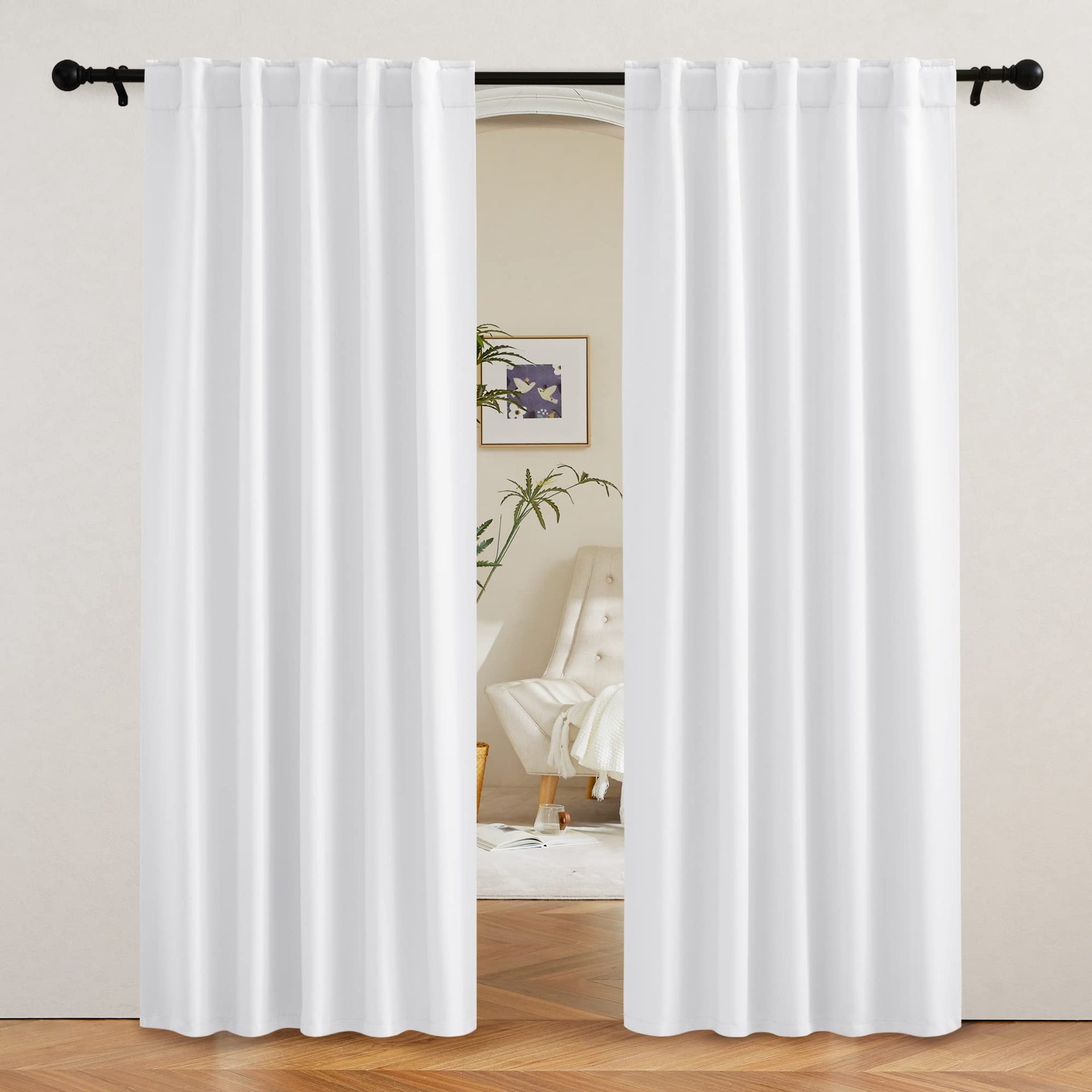 Curtains 80 inches Long for Bedroom Living Dining Room
