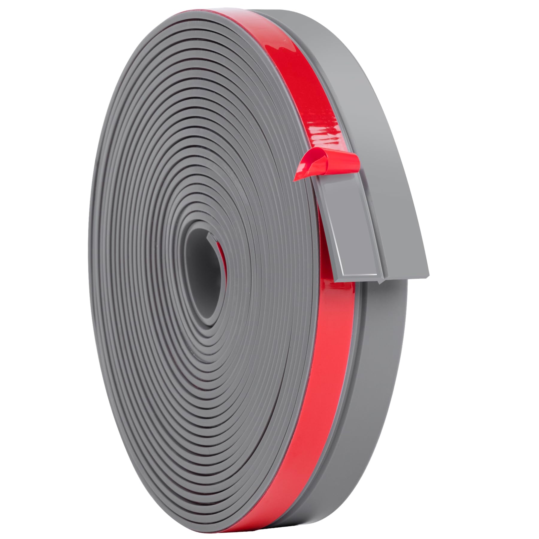Weather Stripping Silicone Door Seal Strip 1 in x 20 ft Door Draft Stopper Self Adhesive Door Draft Tape (20 Foot)