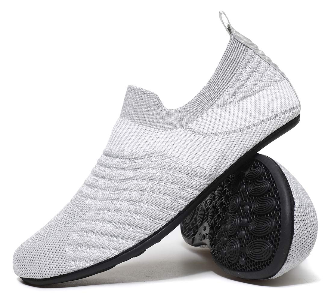 Adult Indoor House Slippers Socks Travel Lightweight Comfort Non Slip Grip House Floor Home Shoes for Women Men