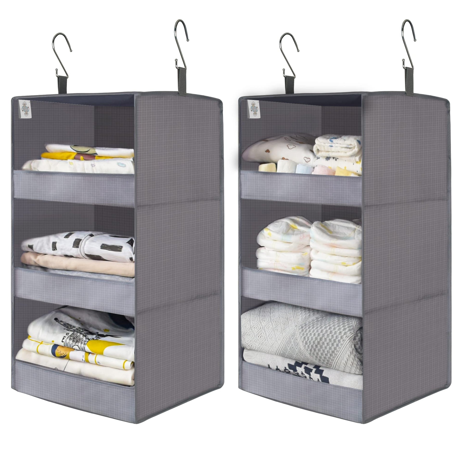 3 Shelf Hanging Closet Organizer (2 Count)