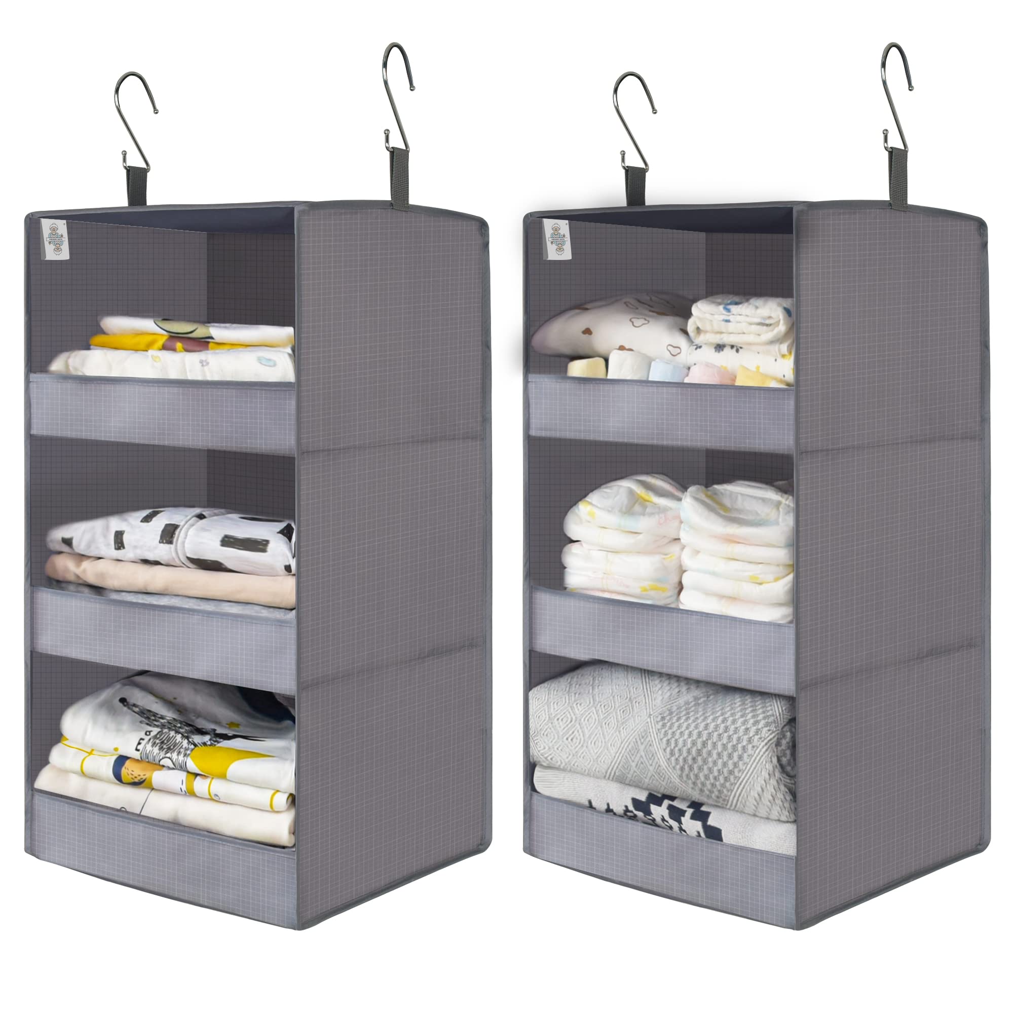 3 Shelf Hanging Closet Organizer (2 Count)