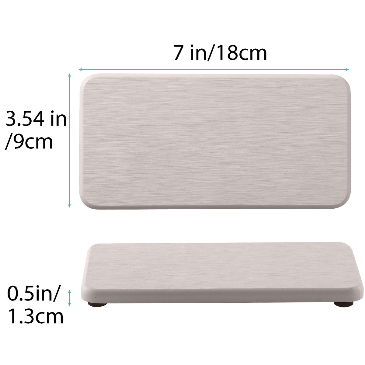 2 Pcs Sink Stone Soap Trays (2 Count)