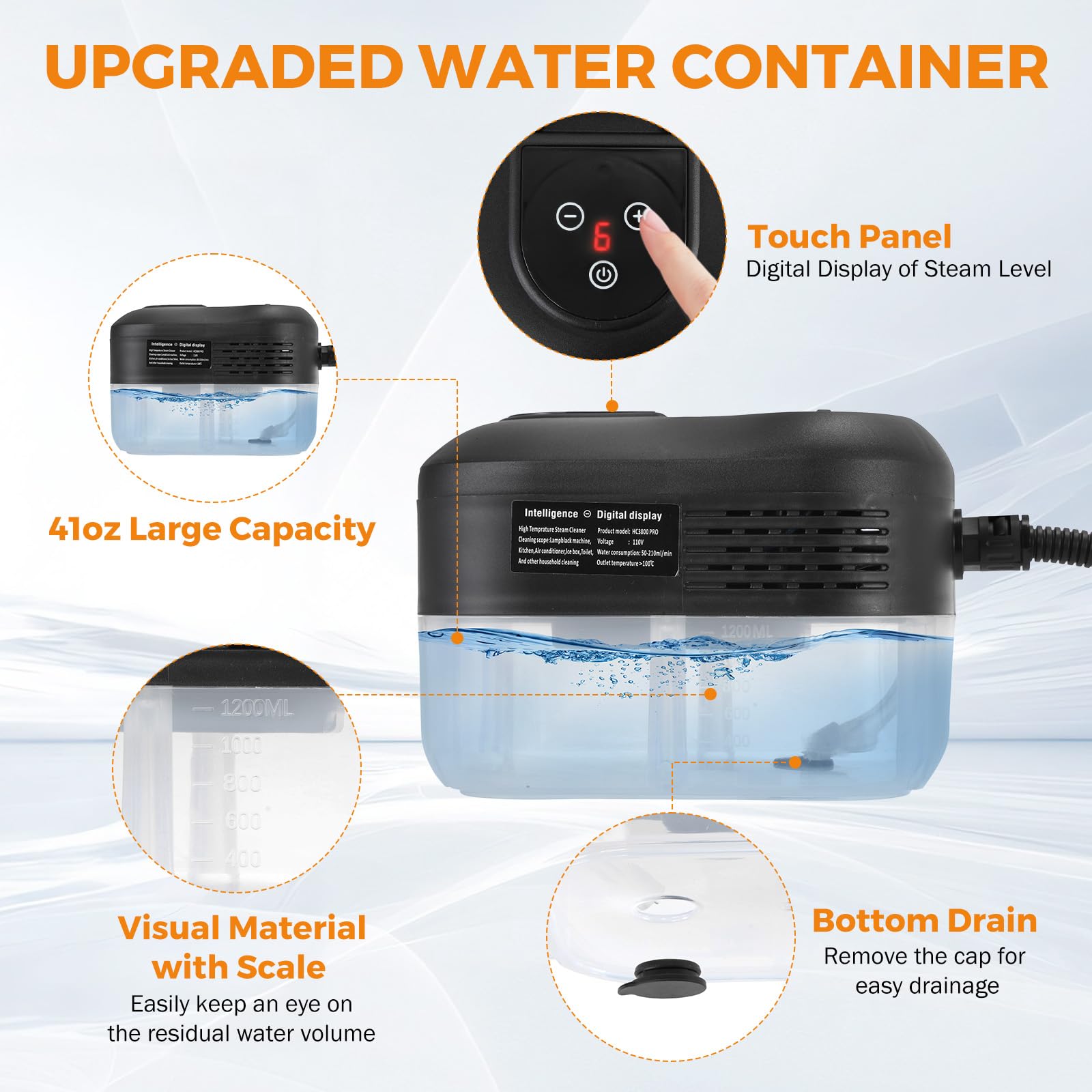High Pressure Steamer for Auto Detailing