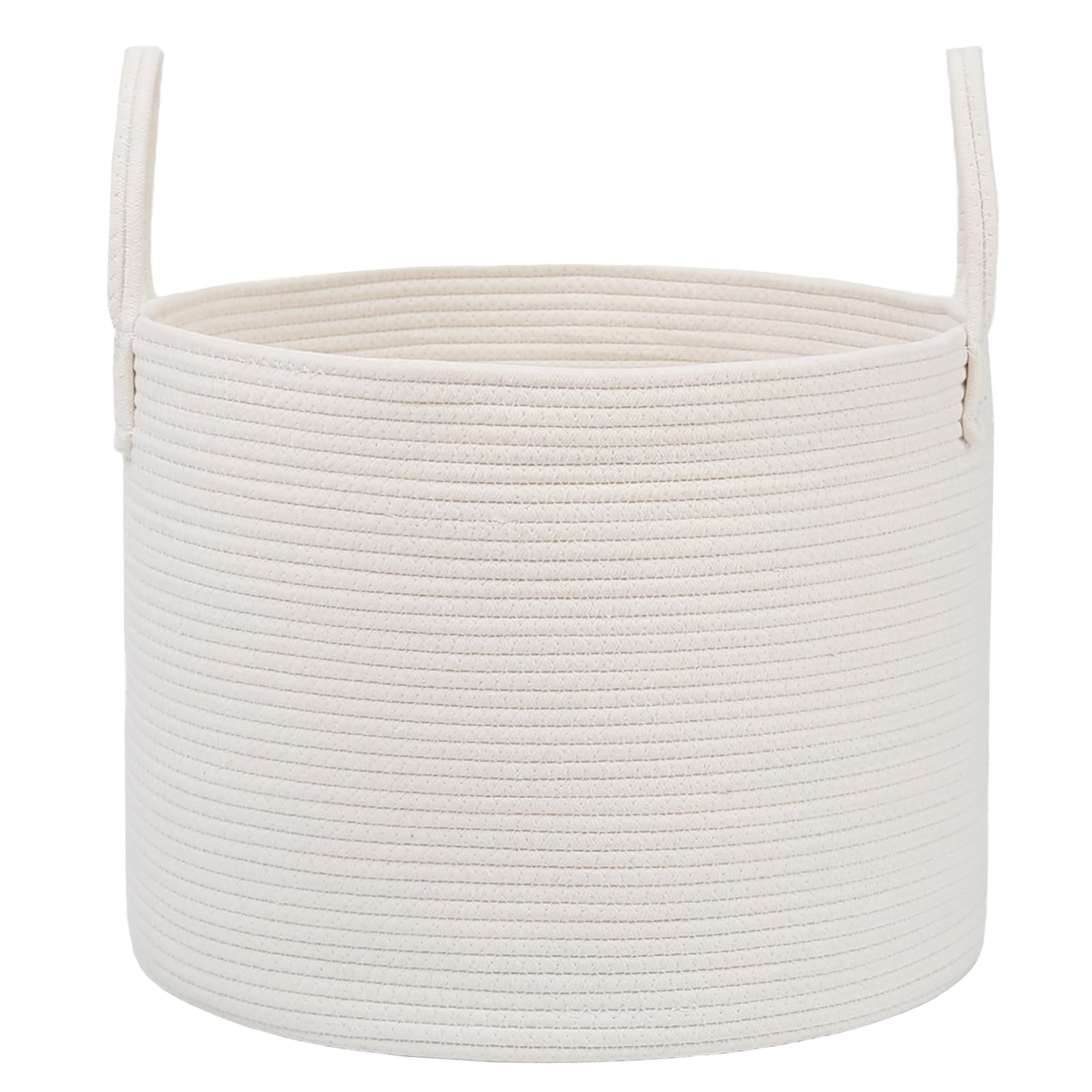 65L Extra Large Machine Washable Cotton Rope Blanket Basket