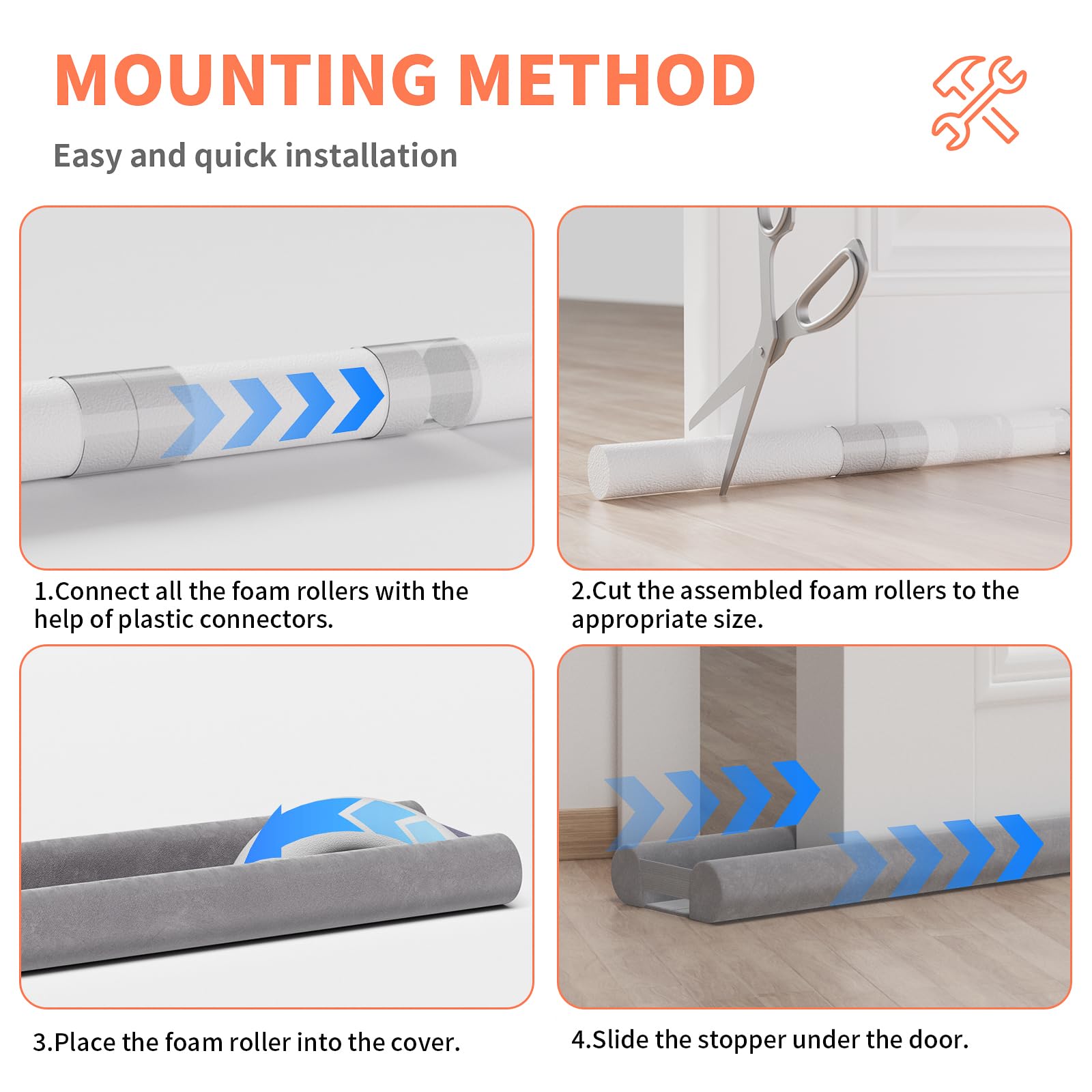 Under Door Draft Stopper