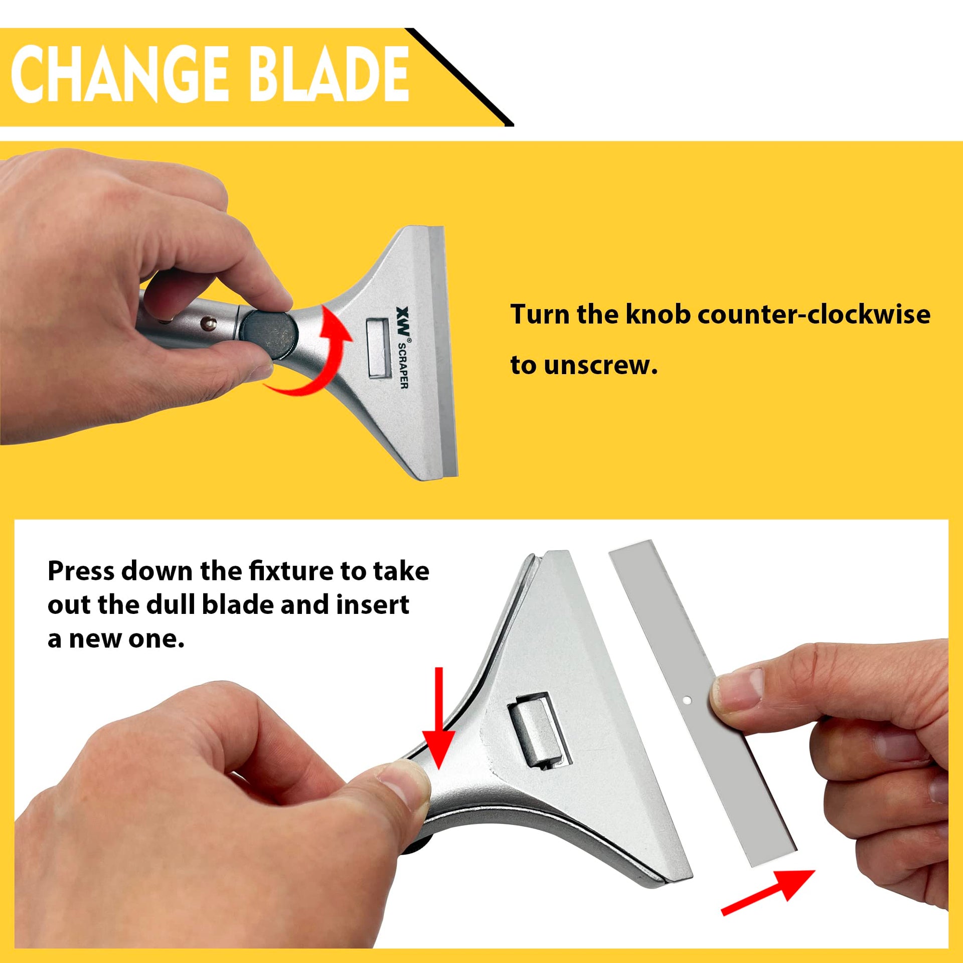 Razor Blade Paint Scraper Set