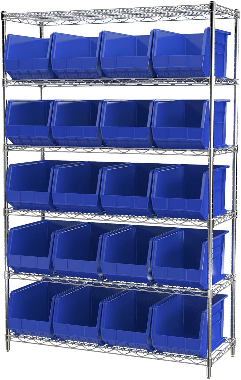 30260 AkroBins Plastic Storage Bins (6 Count)