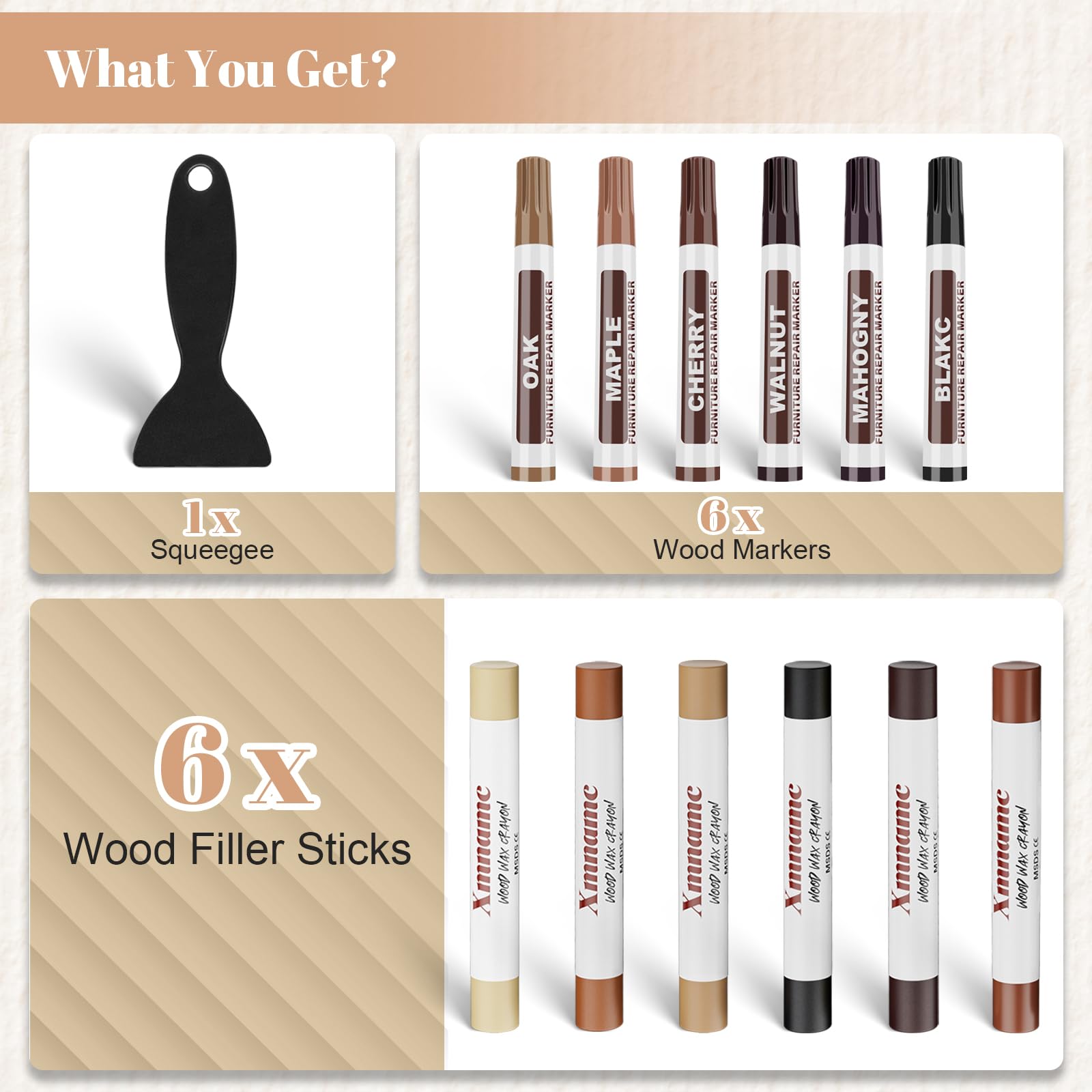 Wood Filler Sticks