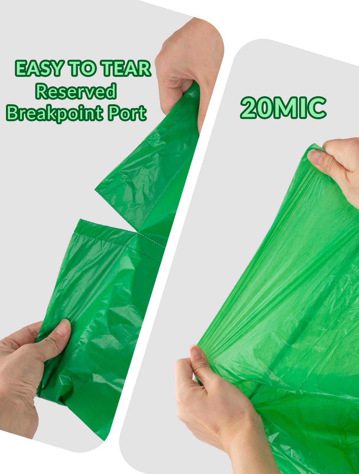 100 Count 40 45 Gallon Compostable Trash Bags