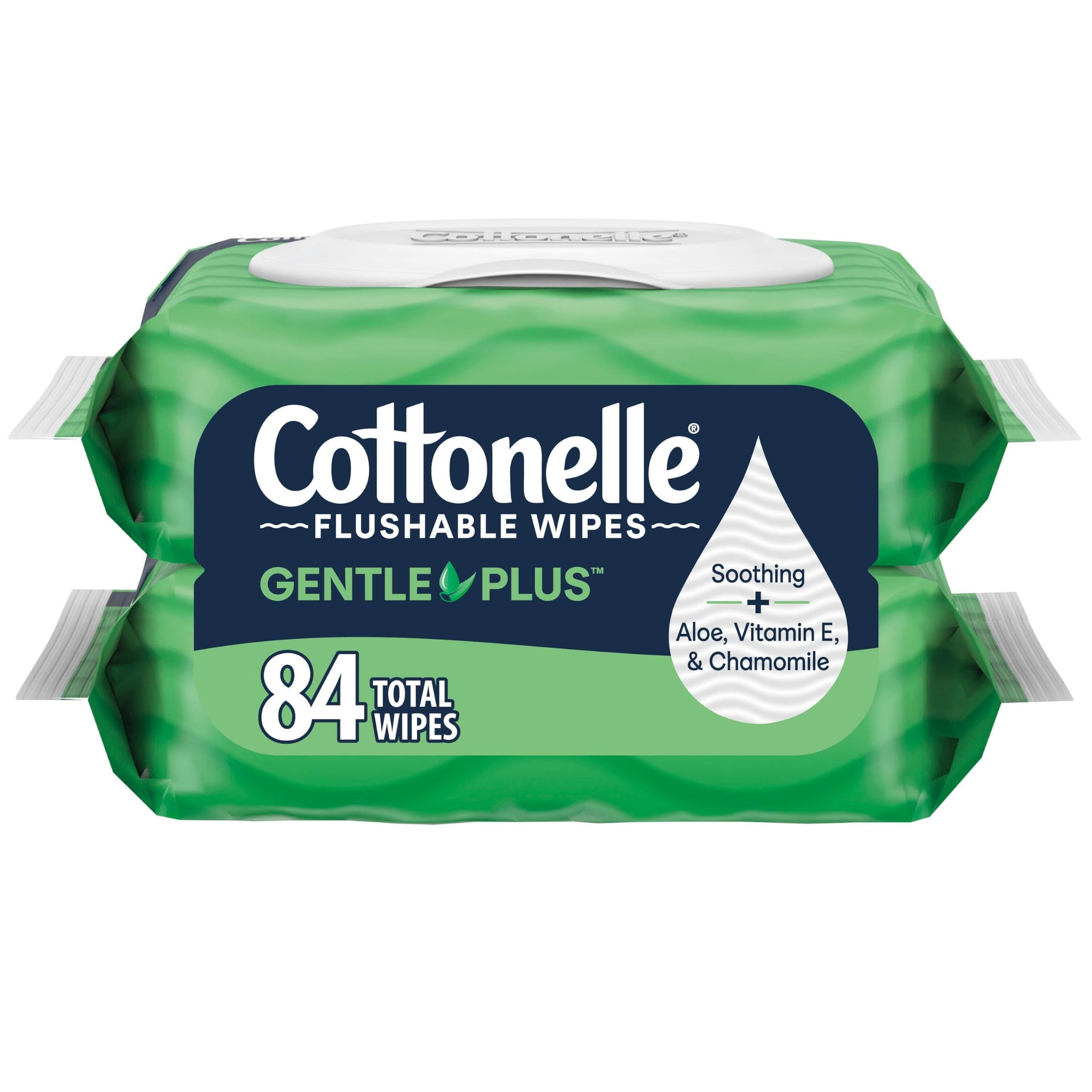 GentlePlus Flushable Wet with Aloe & Vitamin E (84 Count)