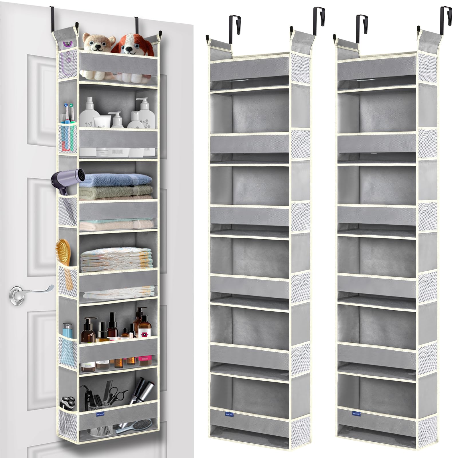 2 Pack Over The Door Hanging Organizer 6 (2 Count)