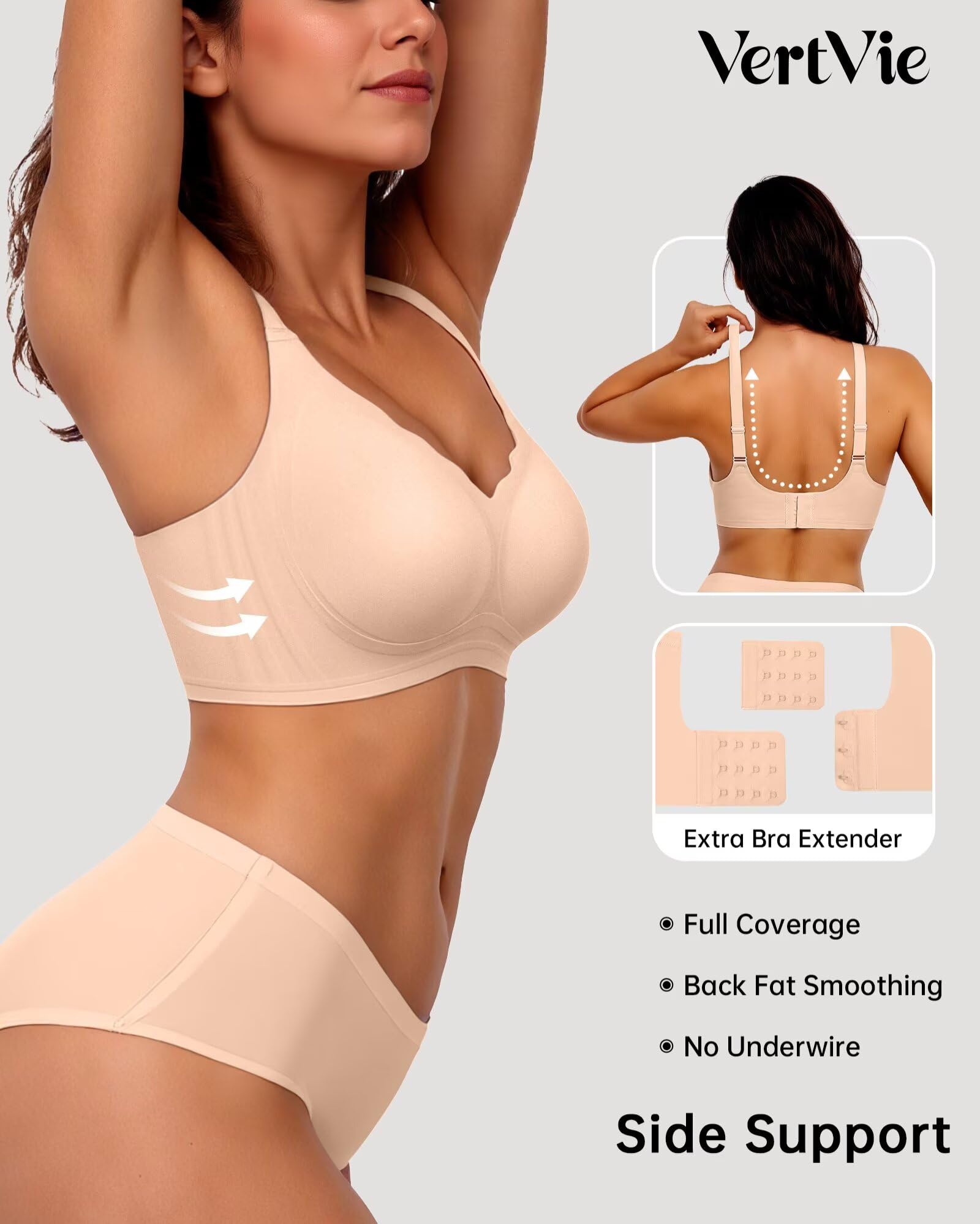 Seamless Jelly Bra No Underwire Supportive Bralette