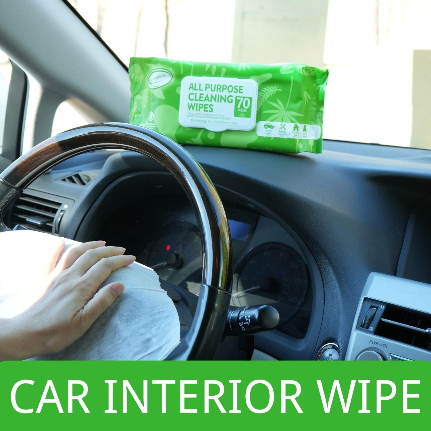 Car Interior Cleaning Wipes Set 210 Count