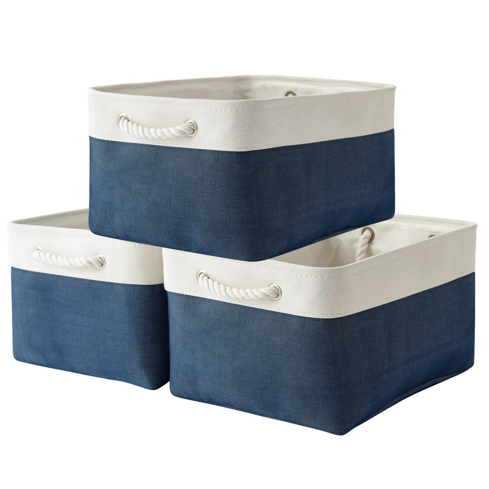 Collapsible Storage Bin for Shelves (3 Count)