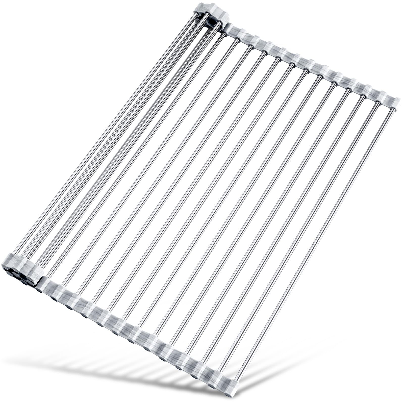 Roll Up Dish Drying Rack Over Sink