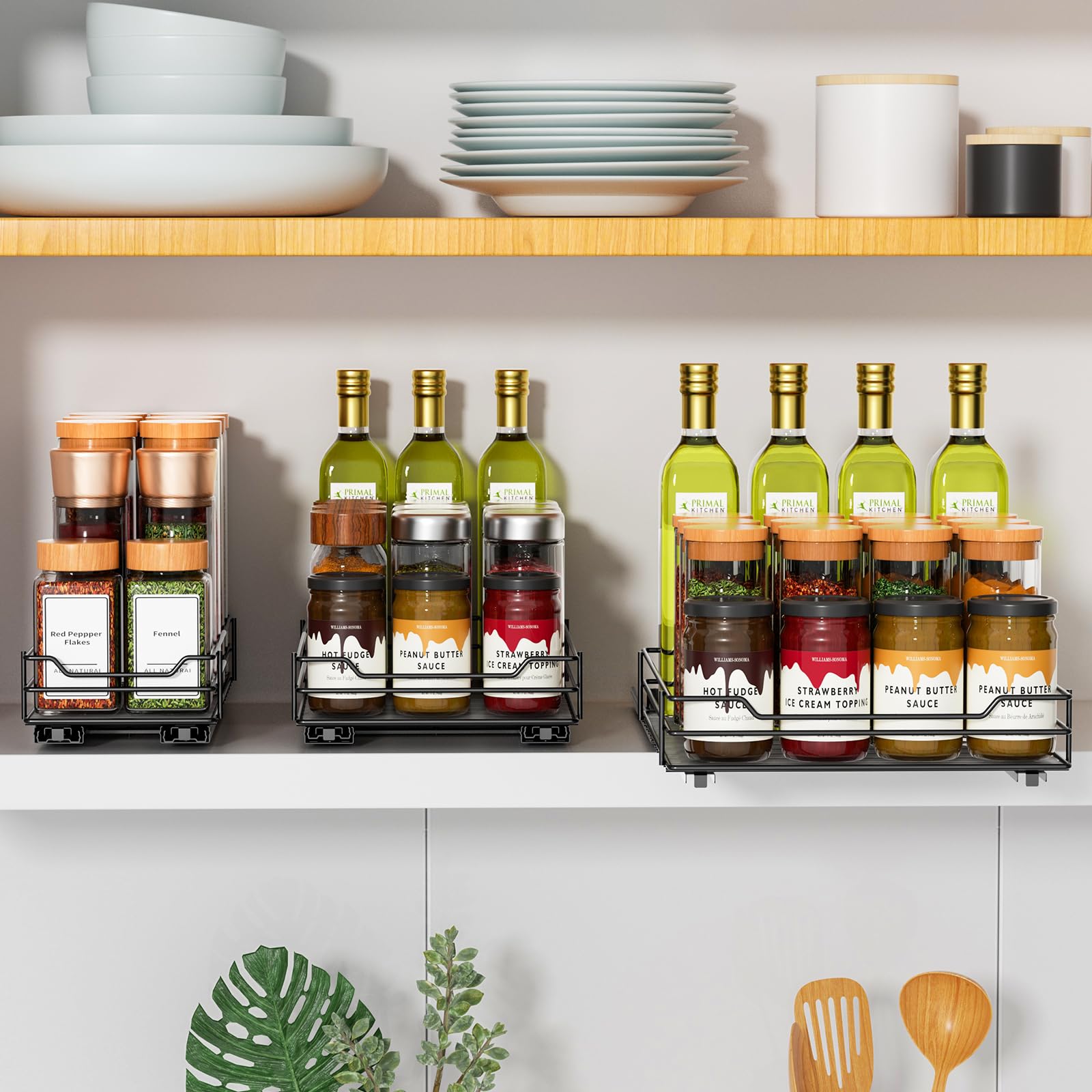 Pull Out Spice Organization for Cabinet