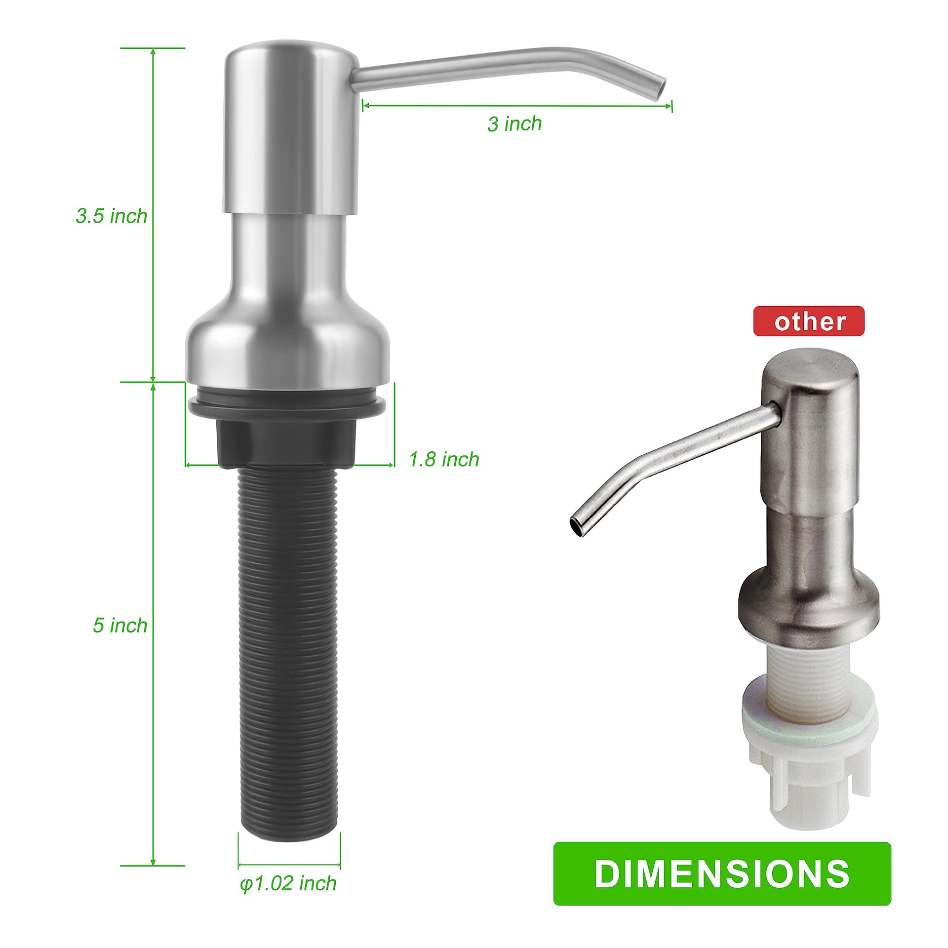 Soap Dispenser for Kitchen Sink