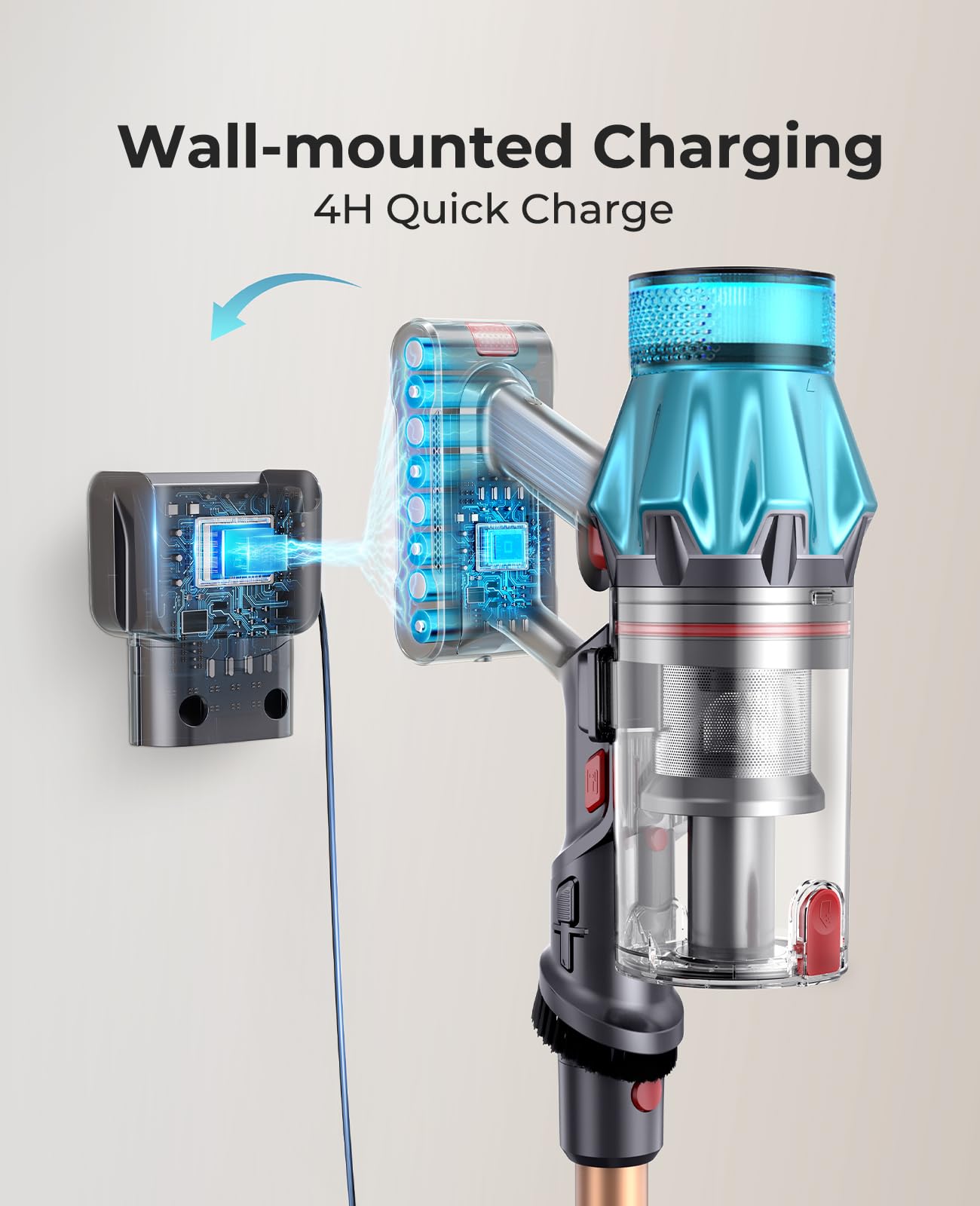 Cordless Vacuum Cleaner 600W