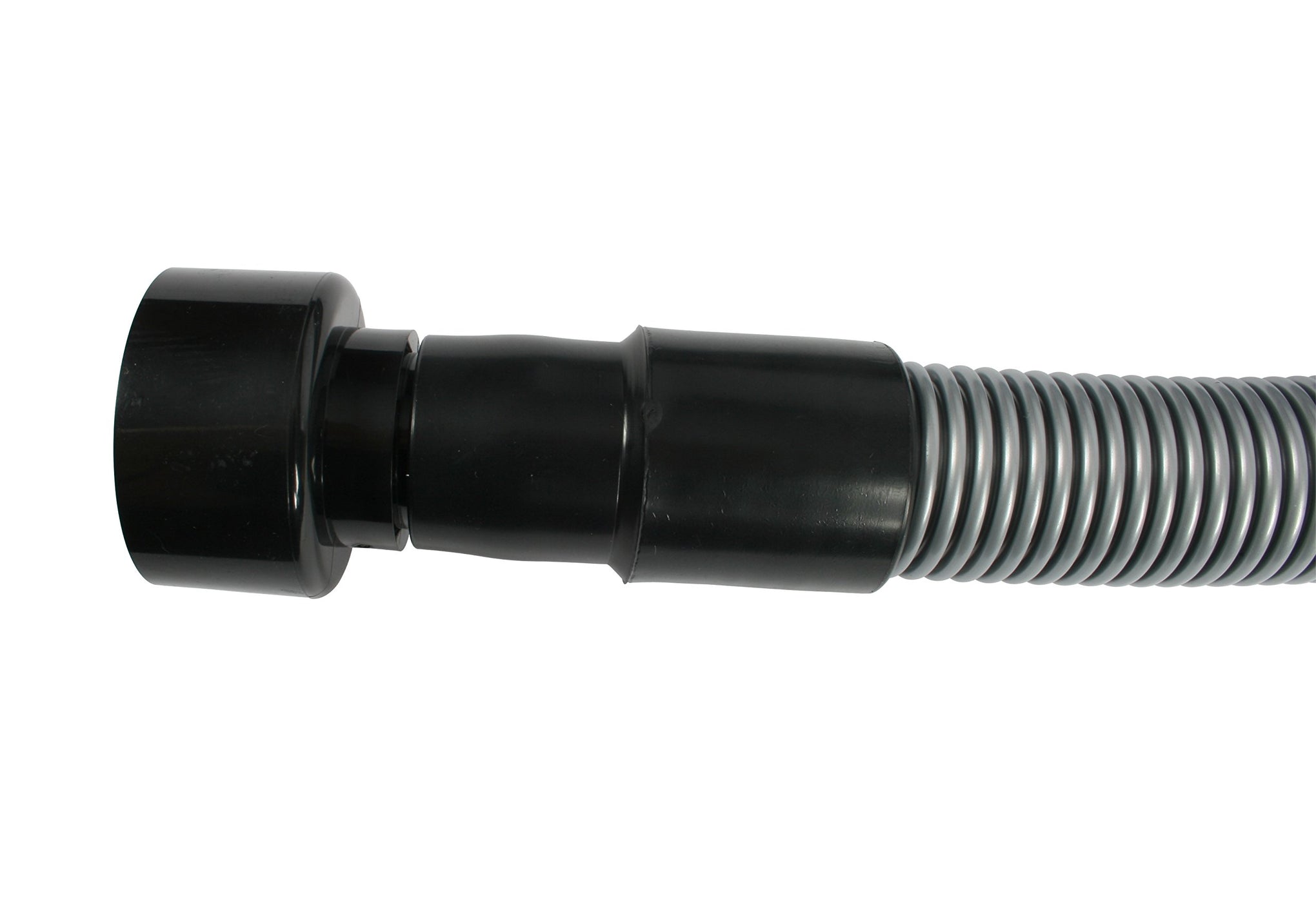 20 Ft. Premium Shop Vacuum Extension Hose with 2 tank adapters and 1.25" curved end