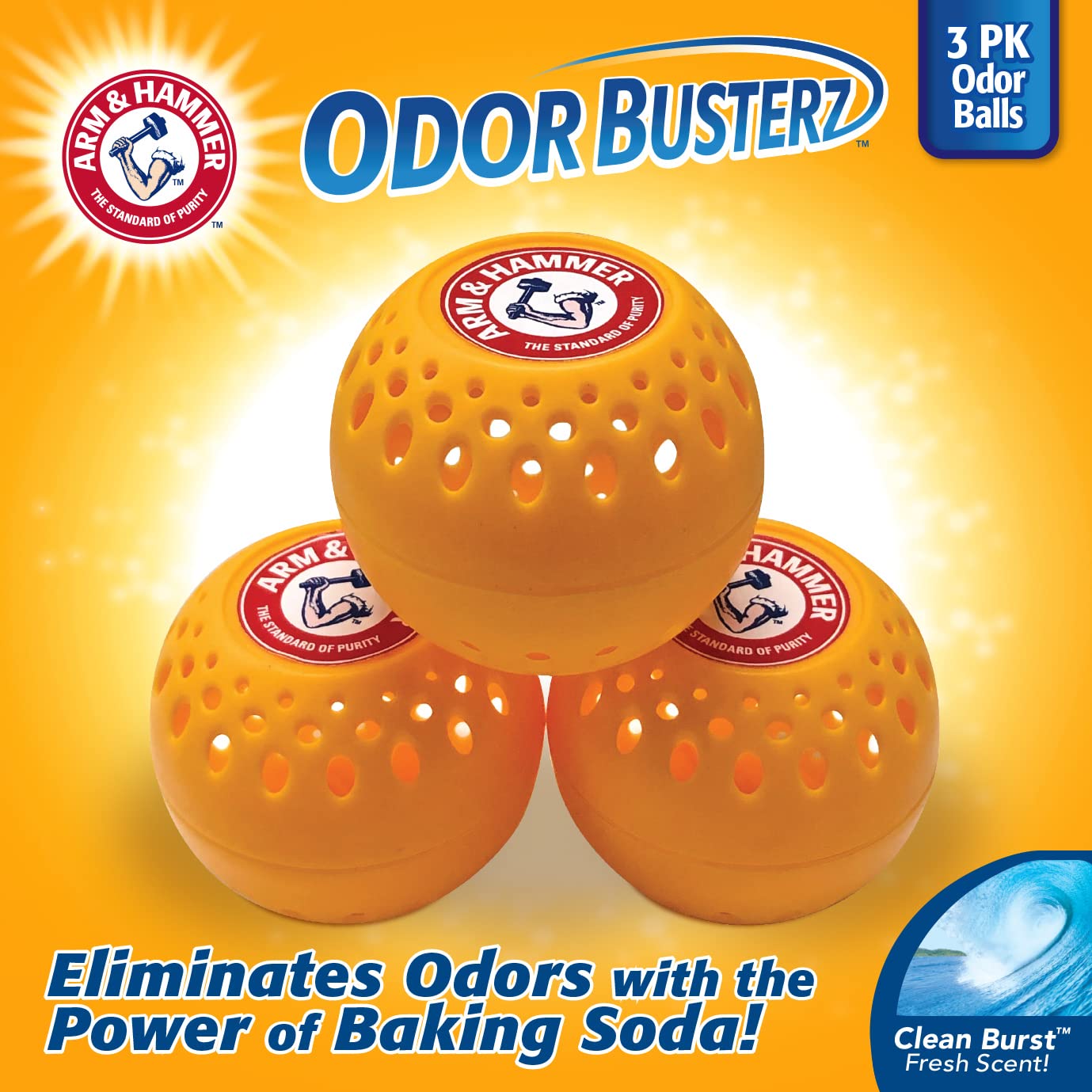 OdorBusterz® Odor Eliminator Balls (3 Count)