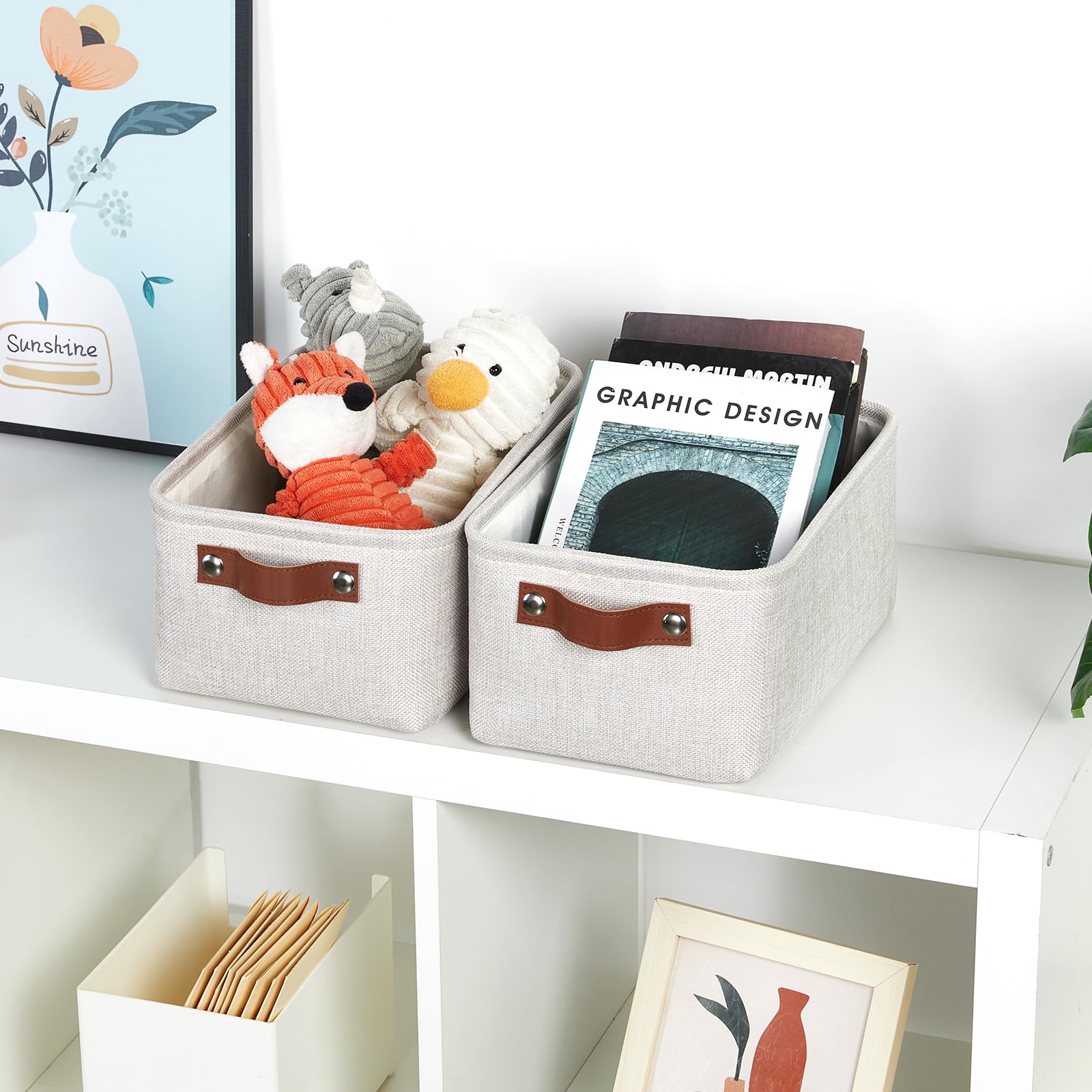 fabric storage baskets (2 Count)