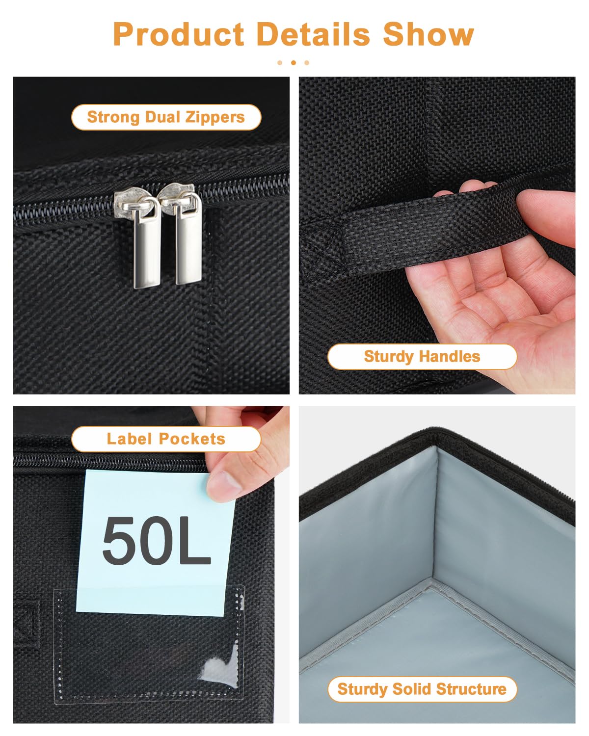 6.7 in Sturdy Under Bed Clothes Storage Container