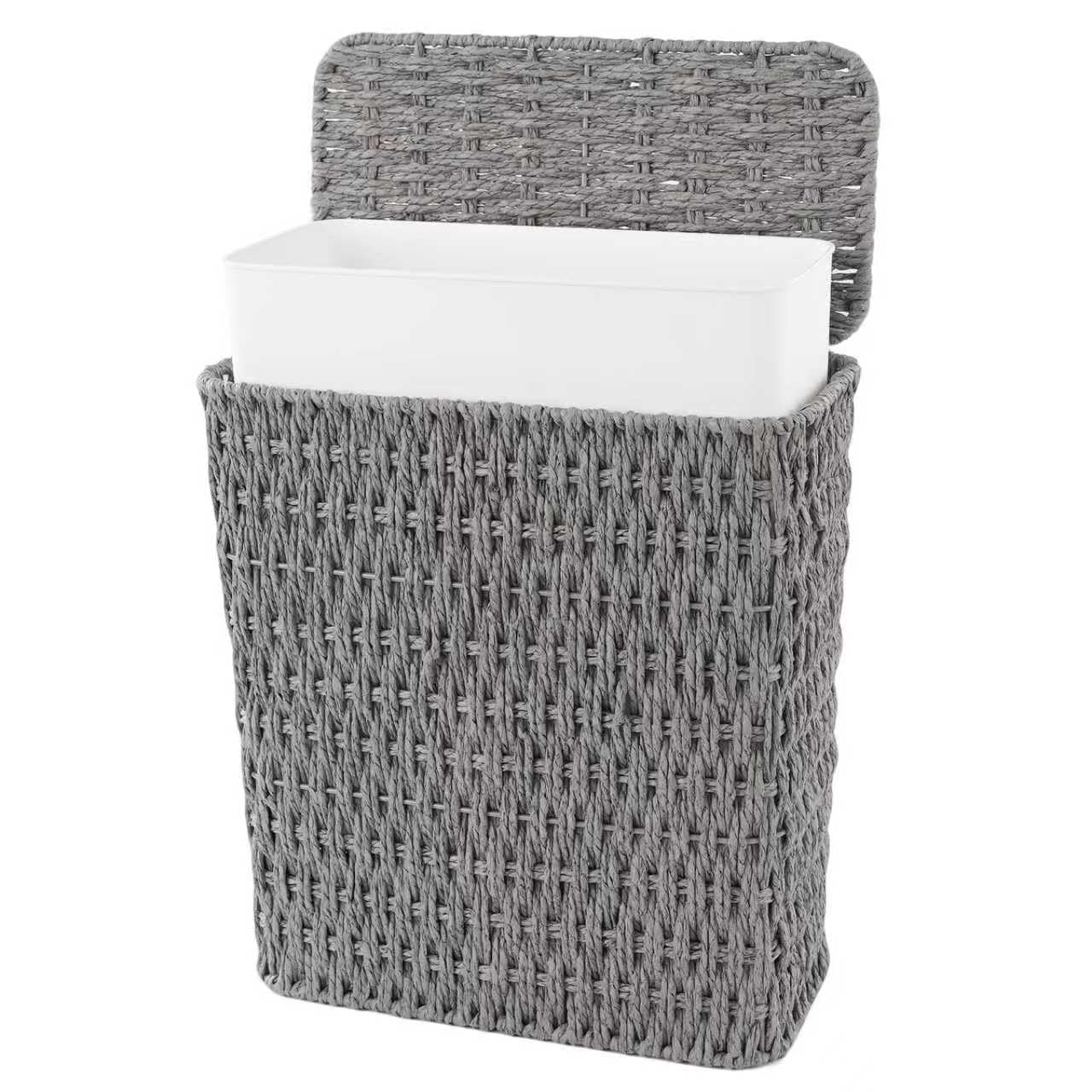 3 Gallon Paper Rope Bathroom Trash Can