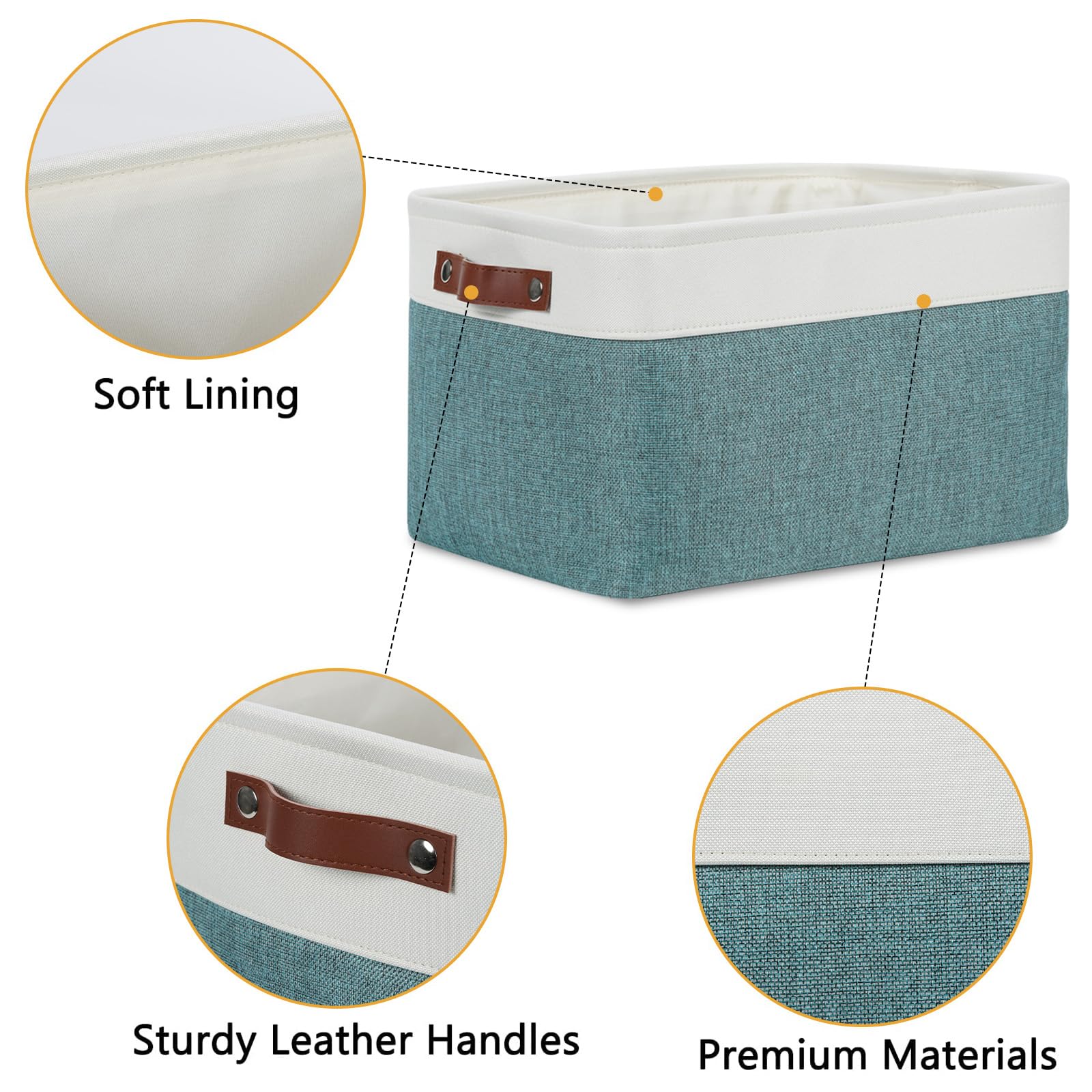 Storage Baskets for Organizing (3 Count)
