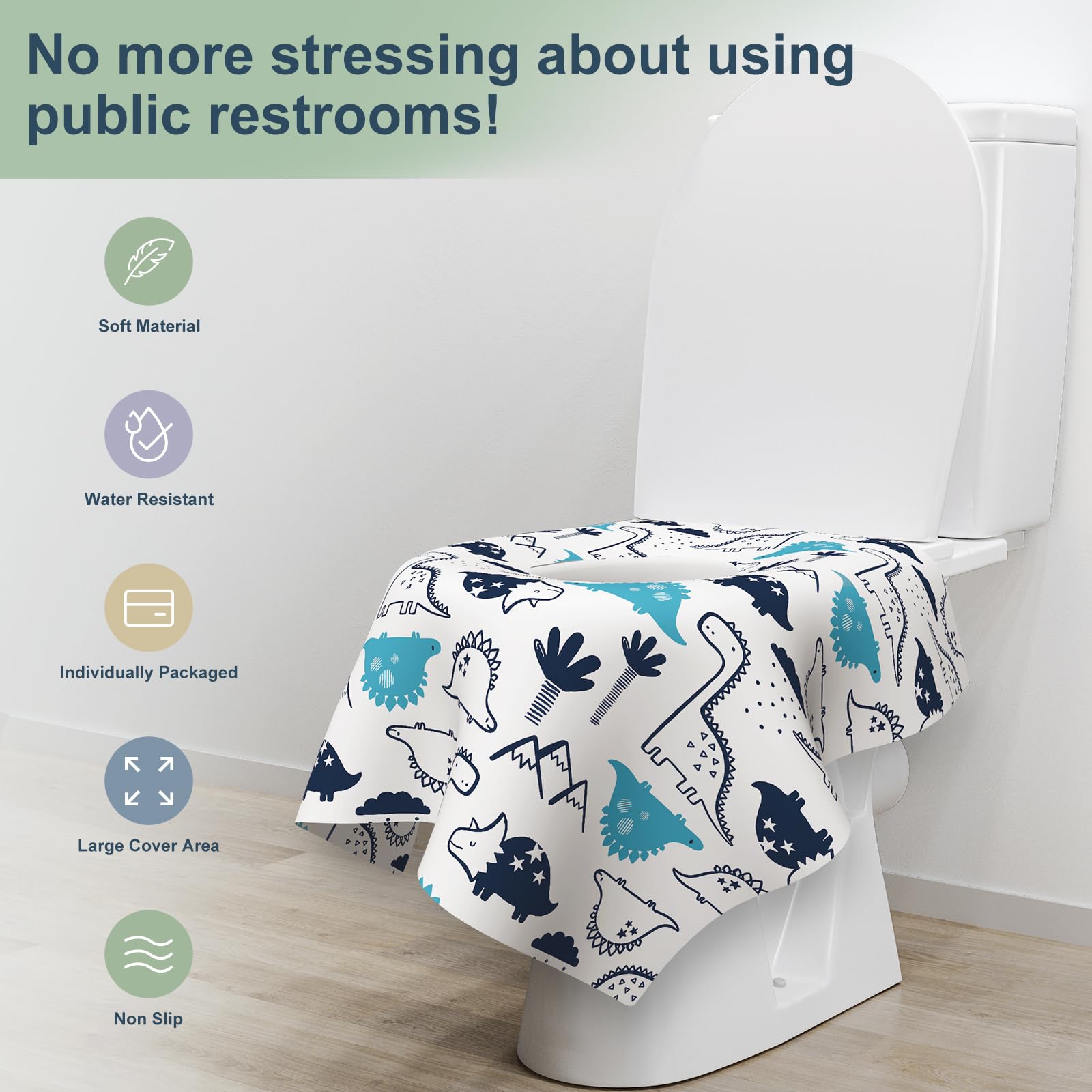 30 Pack Toilet Seat Covers Disposable (30 Count)