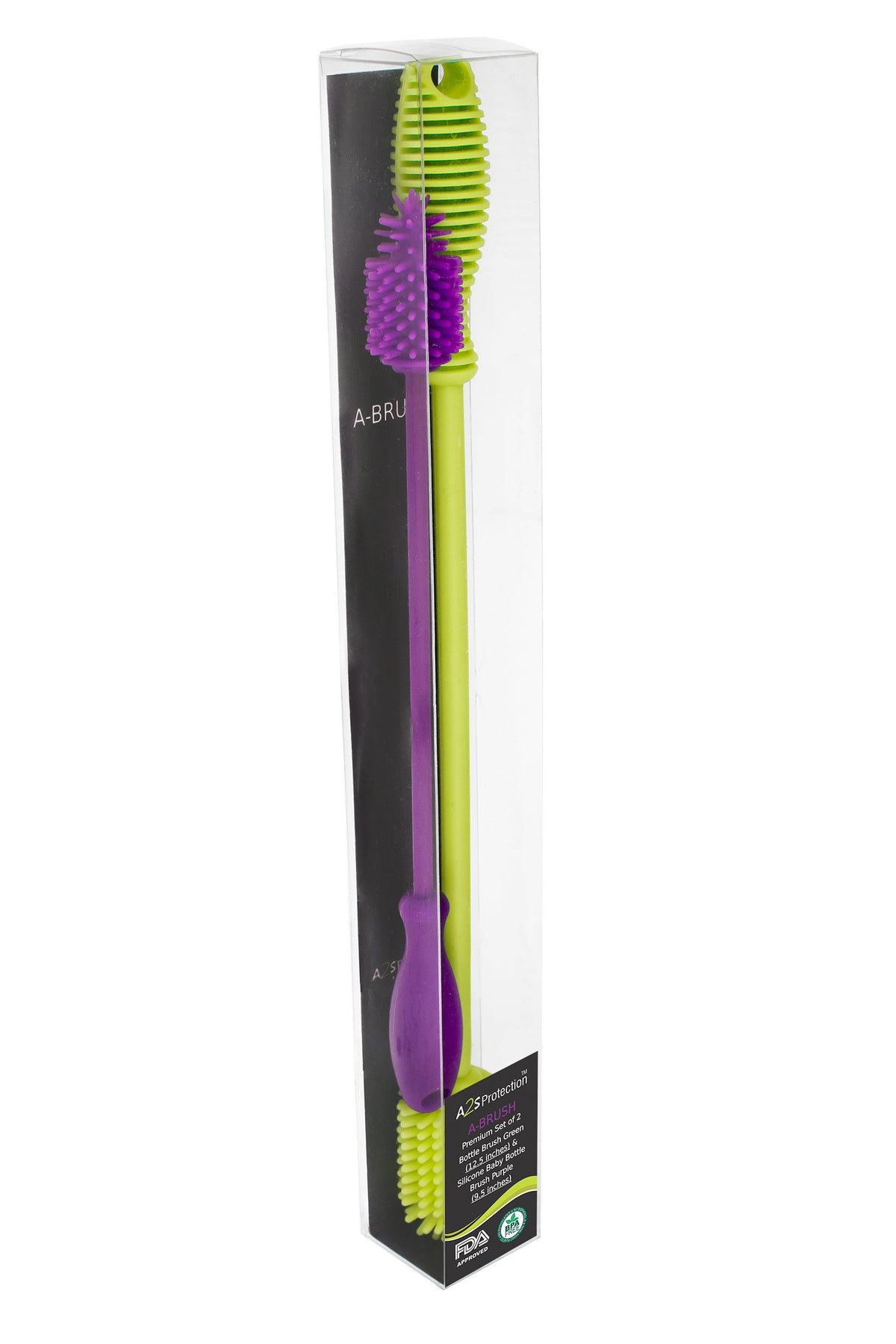 A Brush Silicone Bottle Cleaner Brush (2 Count)