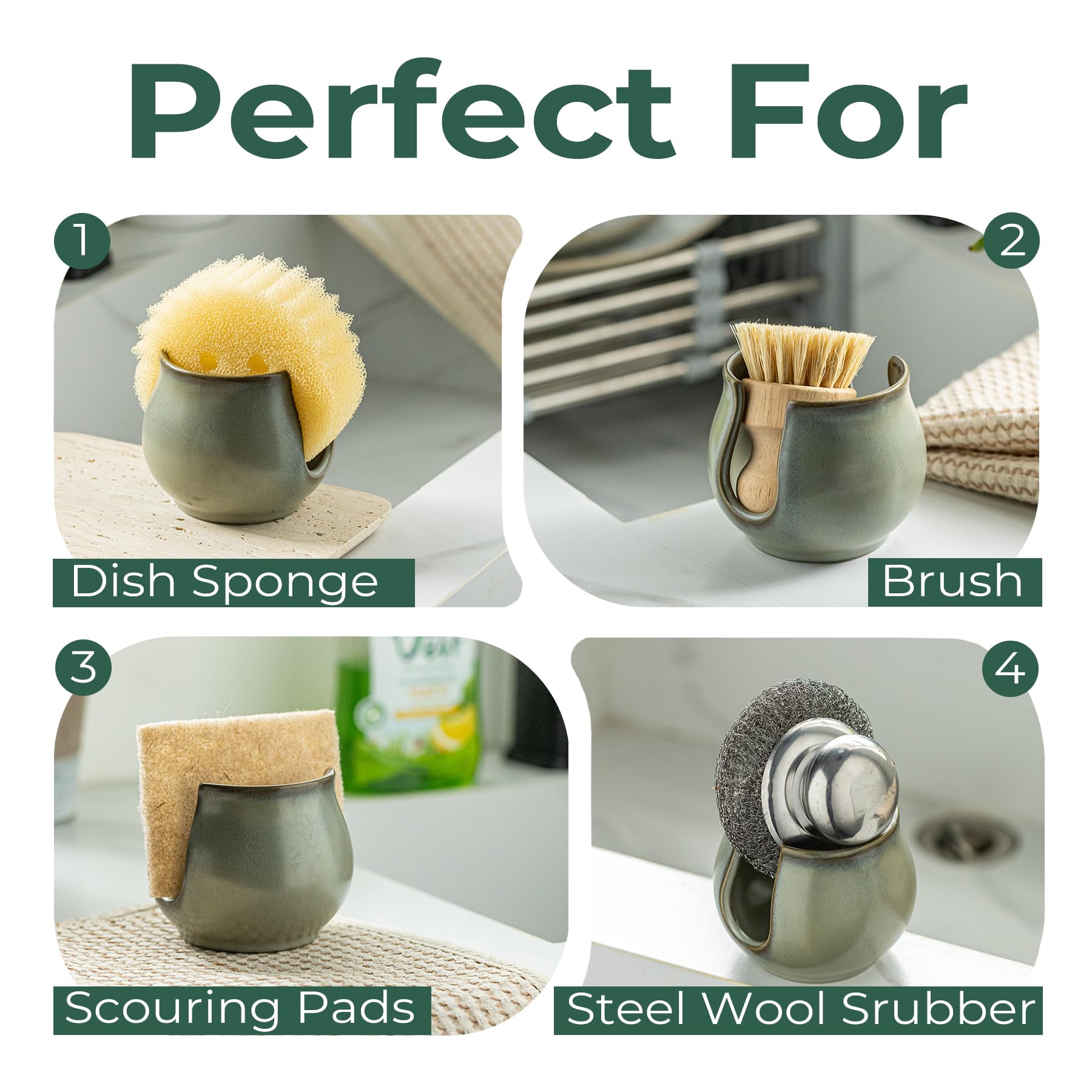 Sponge Holder for Kitchen Sink