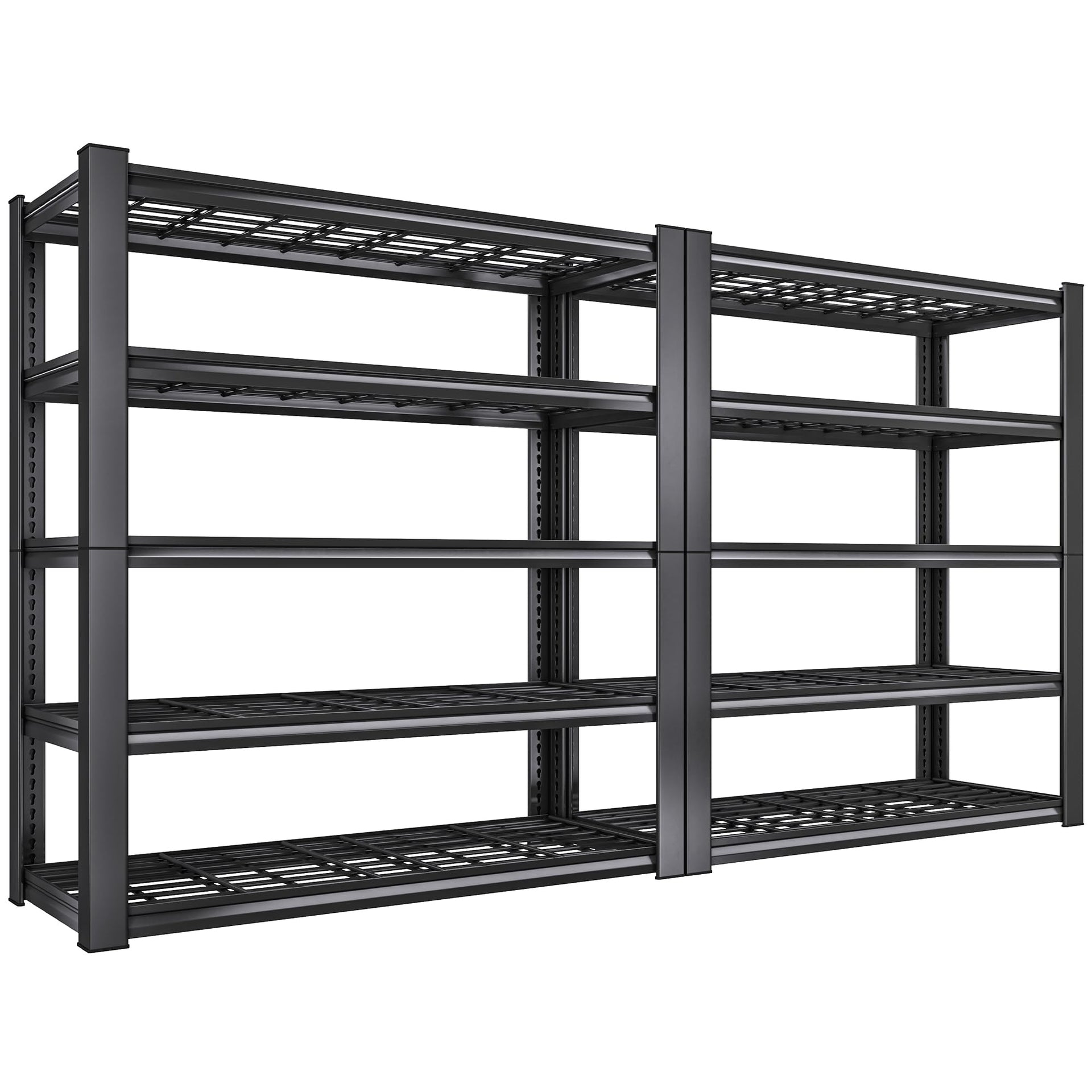 2 Pack Commercial Heavy Duty Shelving (2 Count)