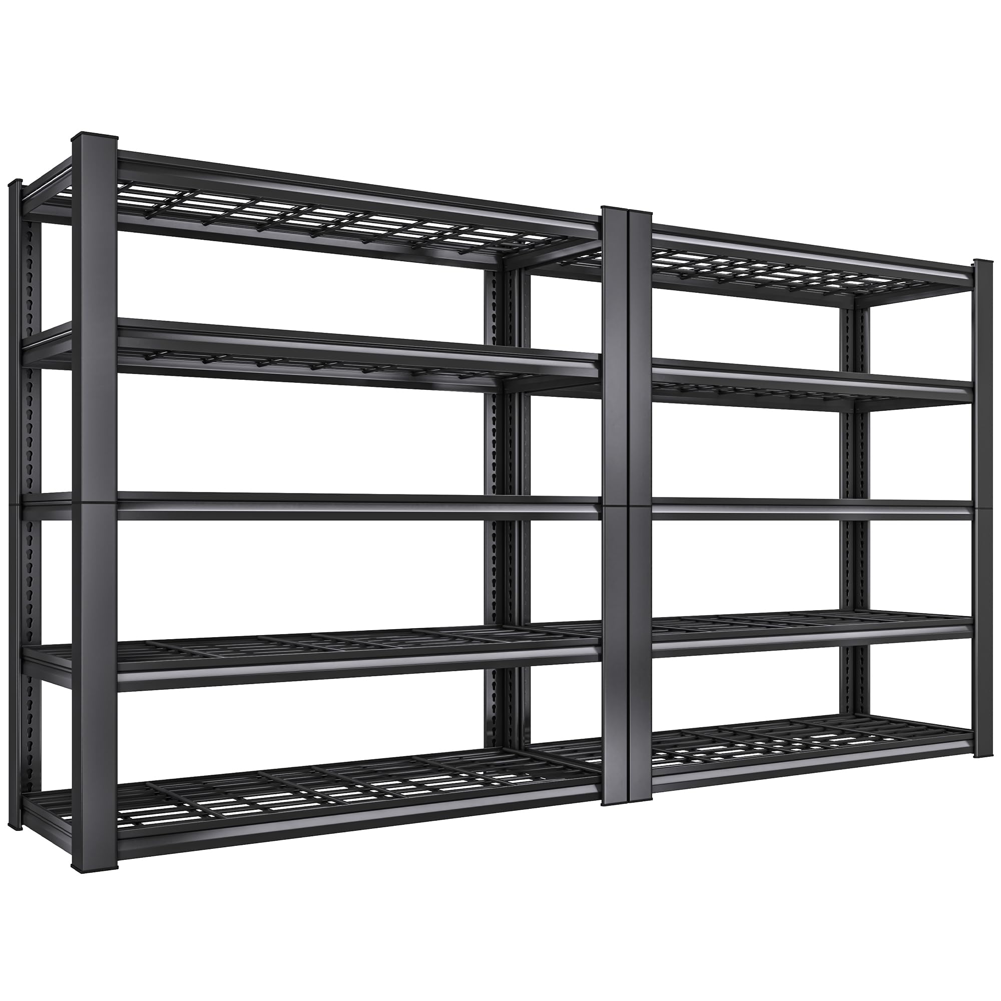 2 Pack Commercial Heavy Duty Shelving (2 Count)