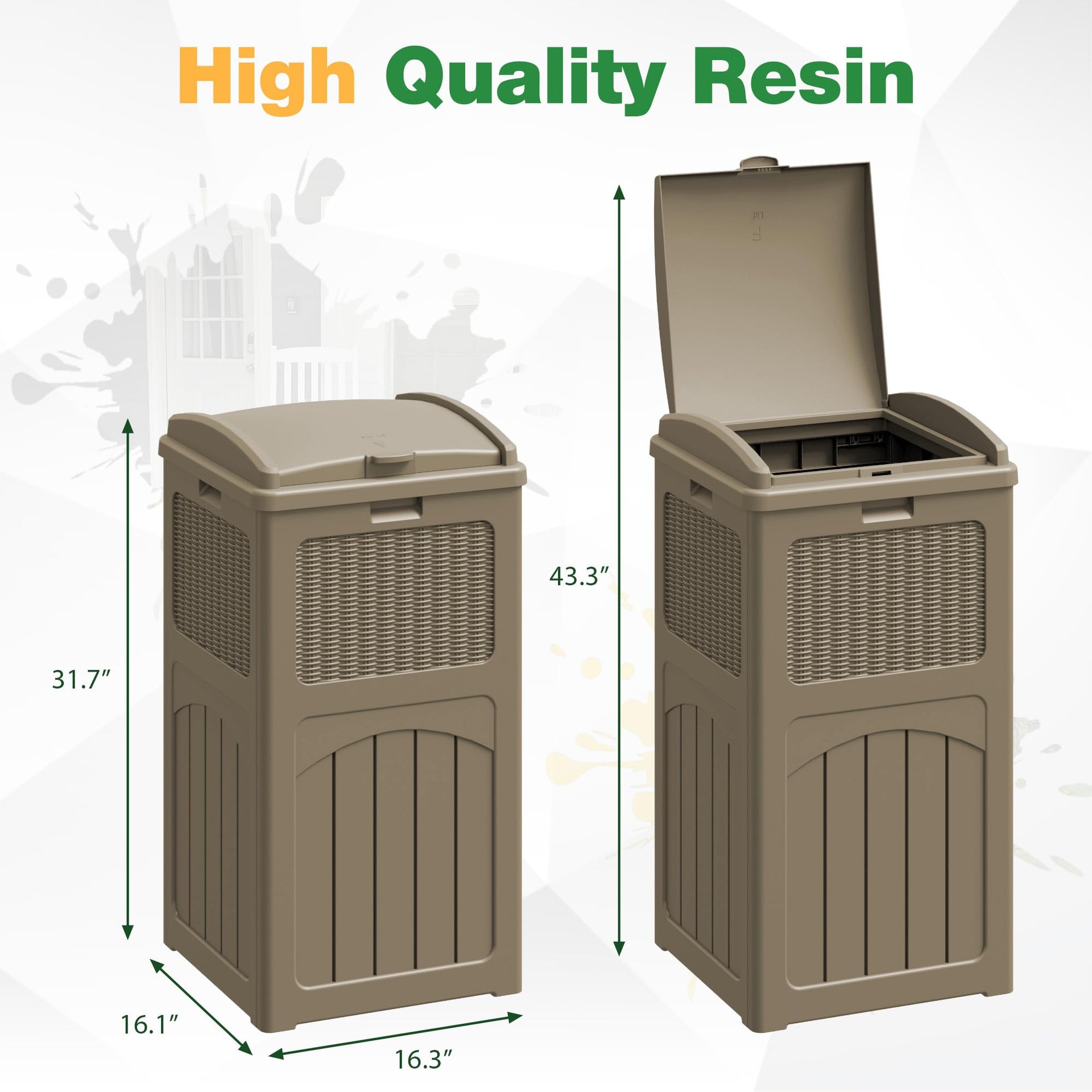 30 Gallon Trash Can (2 Count)