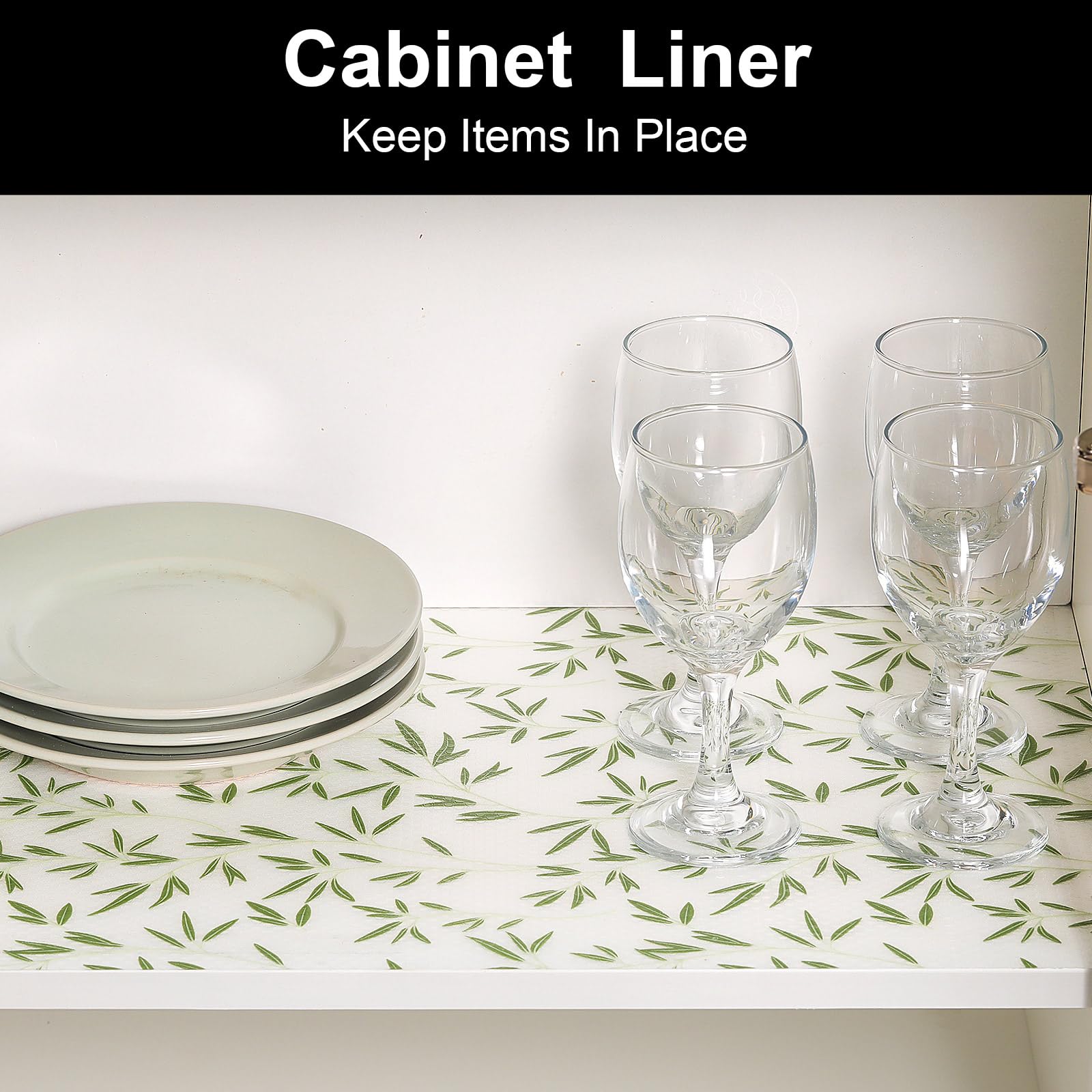 Fridge Liners Shelf Liner for Kitchen Cabinets Refrigerator Liners Waterproof & Oil
