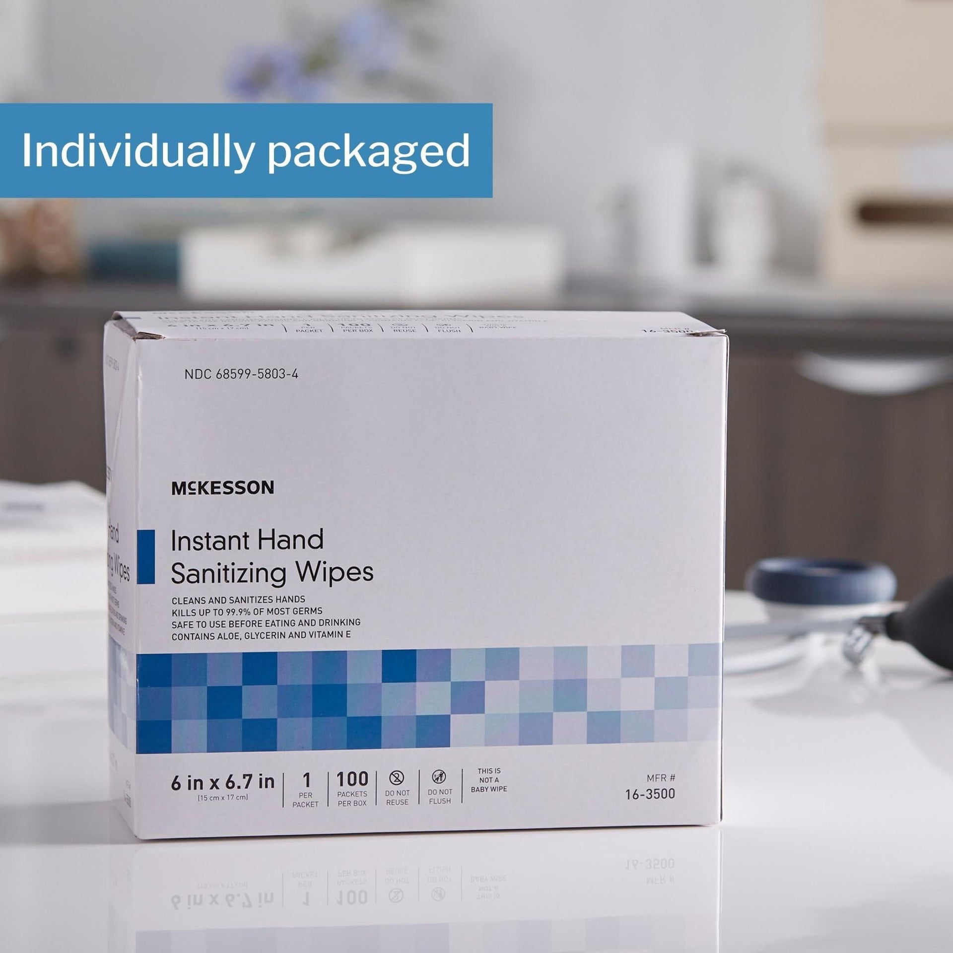 Hand Sanitizing Wipes Alcohol Wipes w (100 Count)