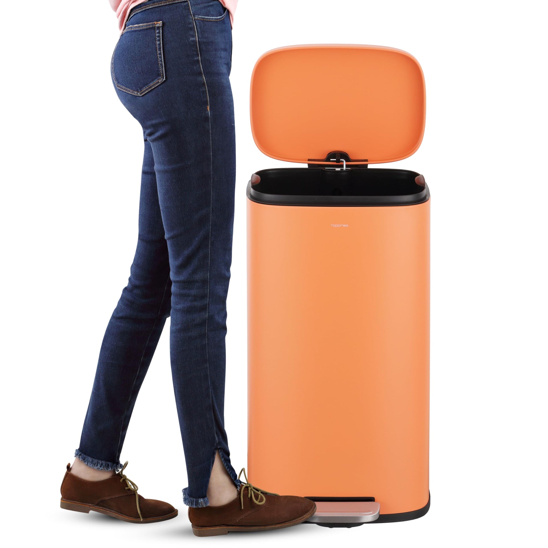 Curtis 8 Gal Step Trash Can Soft Close 25"
