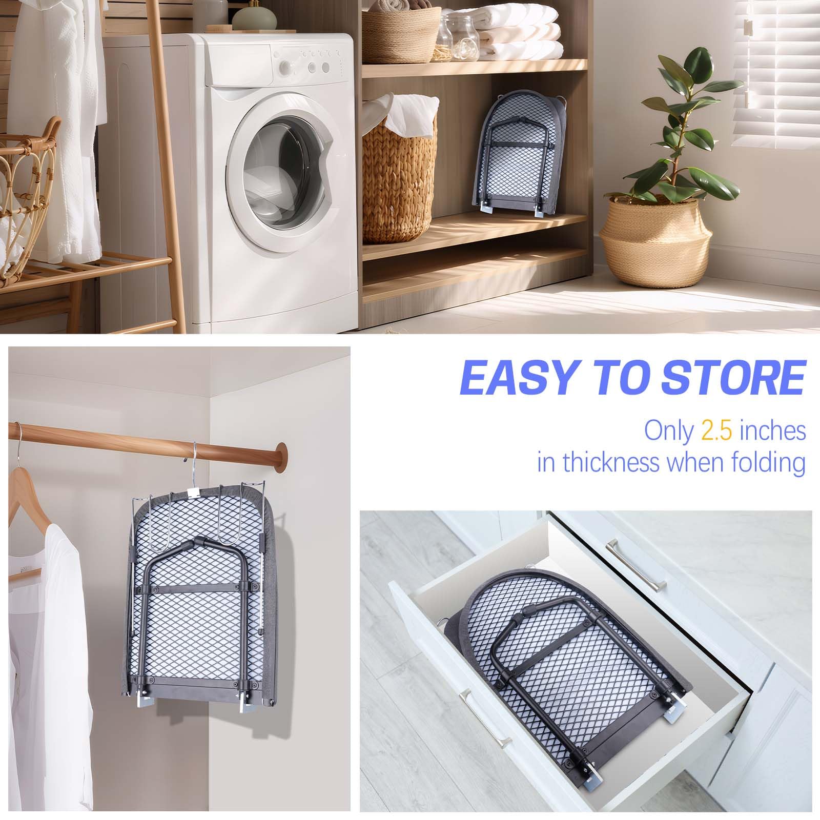 Tabletop Ironing Board with Iron Rest