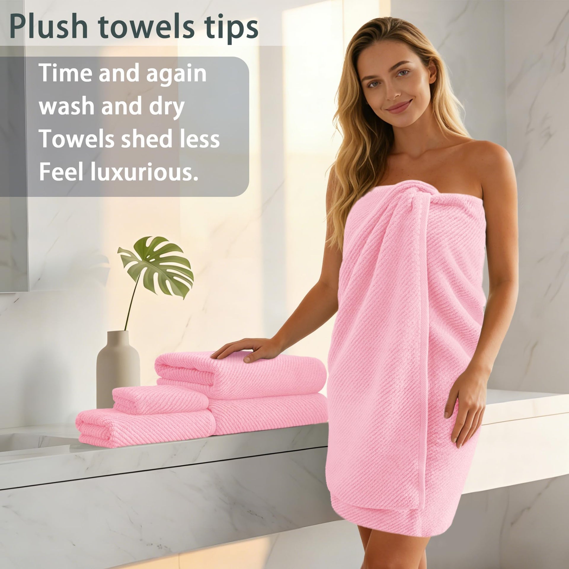 6PC Towel Set (6 Count)