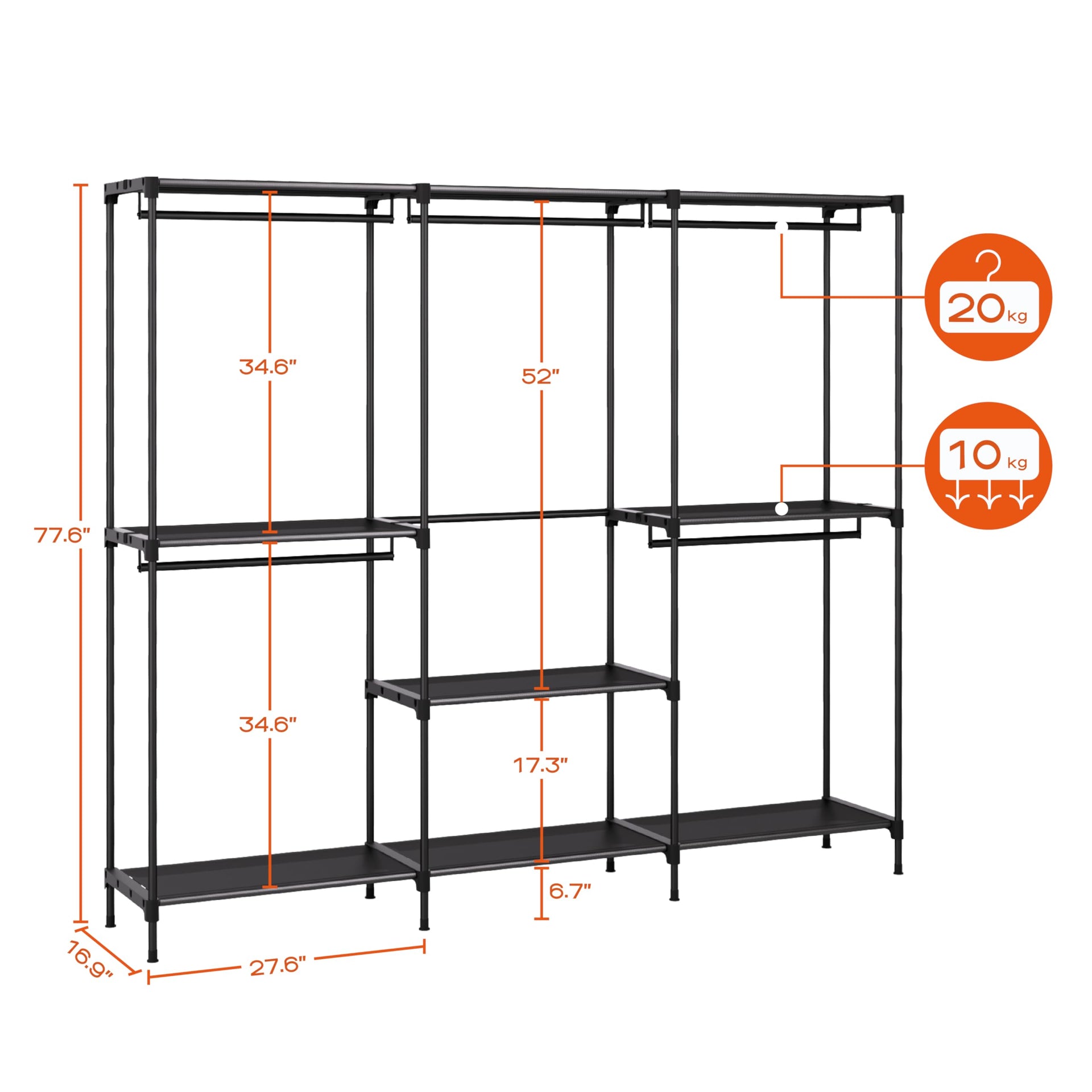Clothes Rack Portable Closet