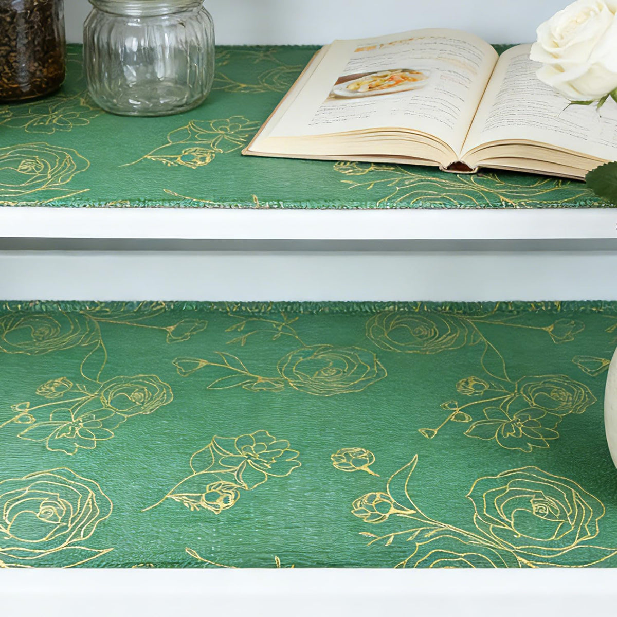 Shelf Liner for Kitchen Cabinets Drawer Liner Non (4097.46 sq inches)