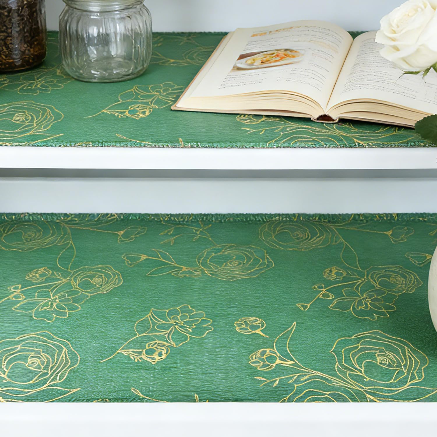Shelf Liner for Kitchen Cabinets Drawer Liner Non (4097.46 sq inches)