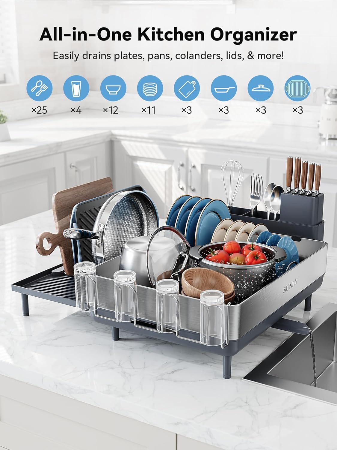 Large Dish Drying Rack