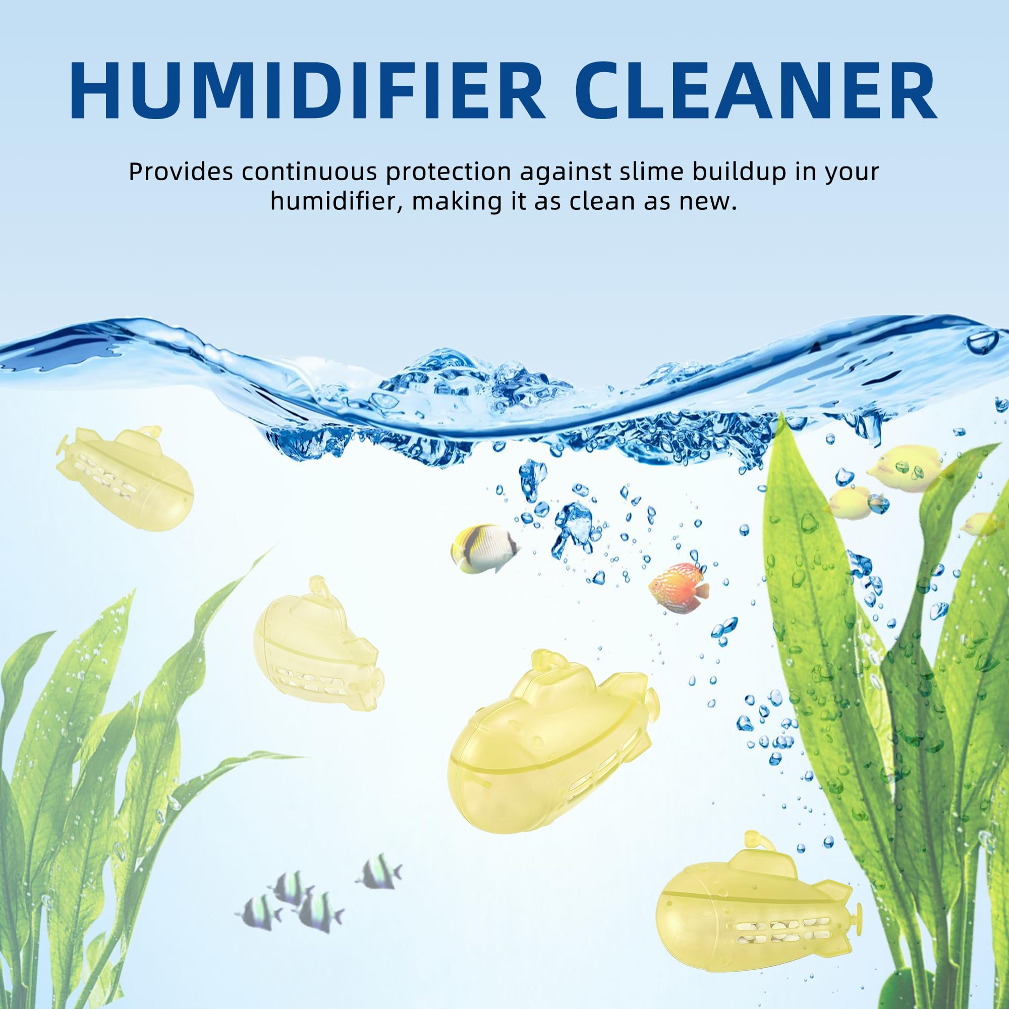 Universal Humidifier Cleaner Fish for All Humidifiers and Fish Tank (6 Count)