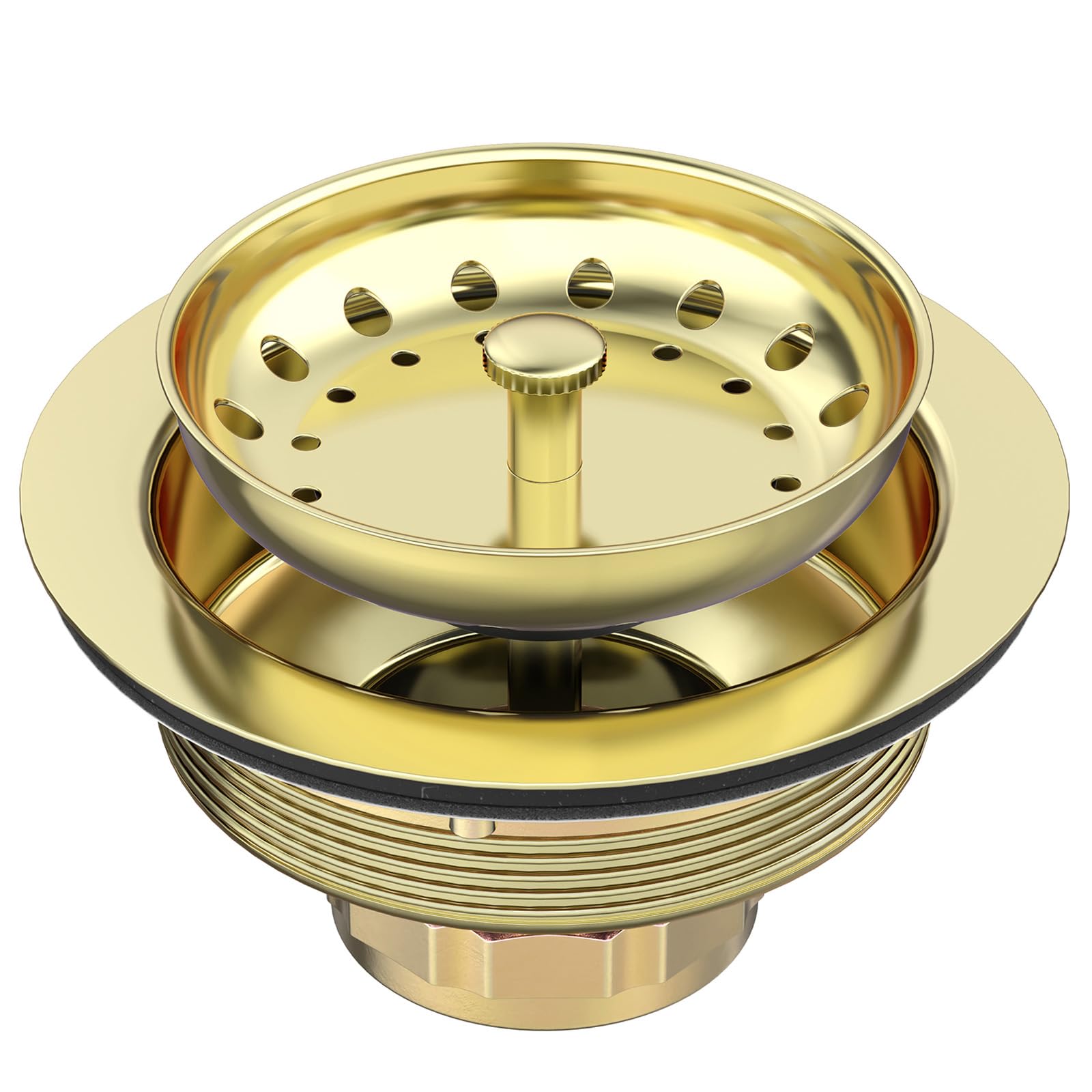Stainless Steel Gold Sink Drain Strainer Kit 3