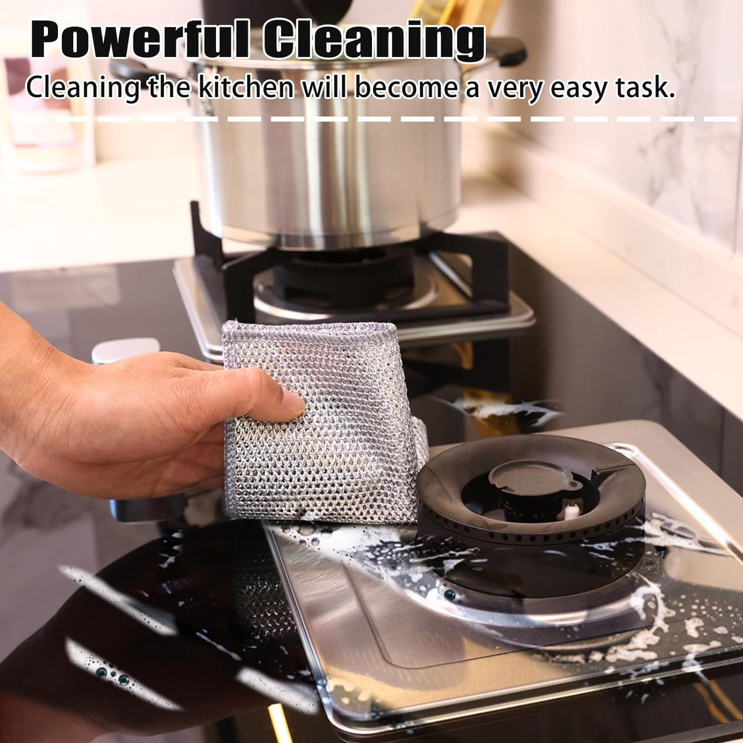 10 Pcs New Upgrade Steel Wire Dishcloth (10 Count)