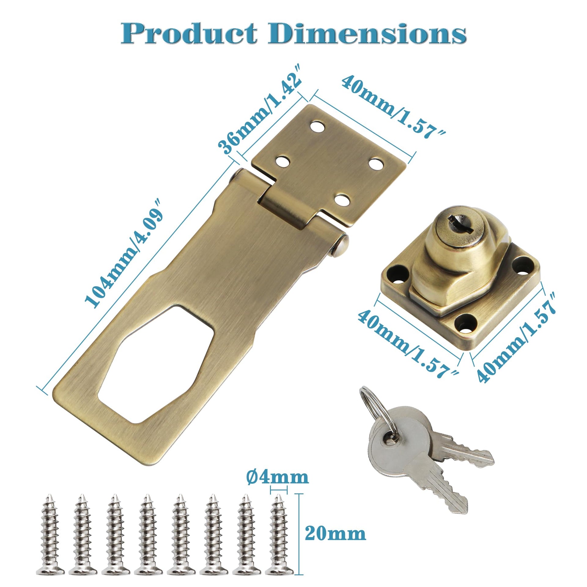 Keyed Hasp Latch